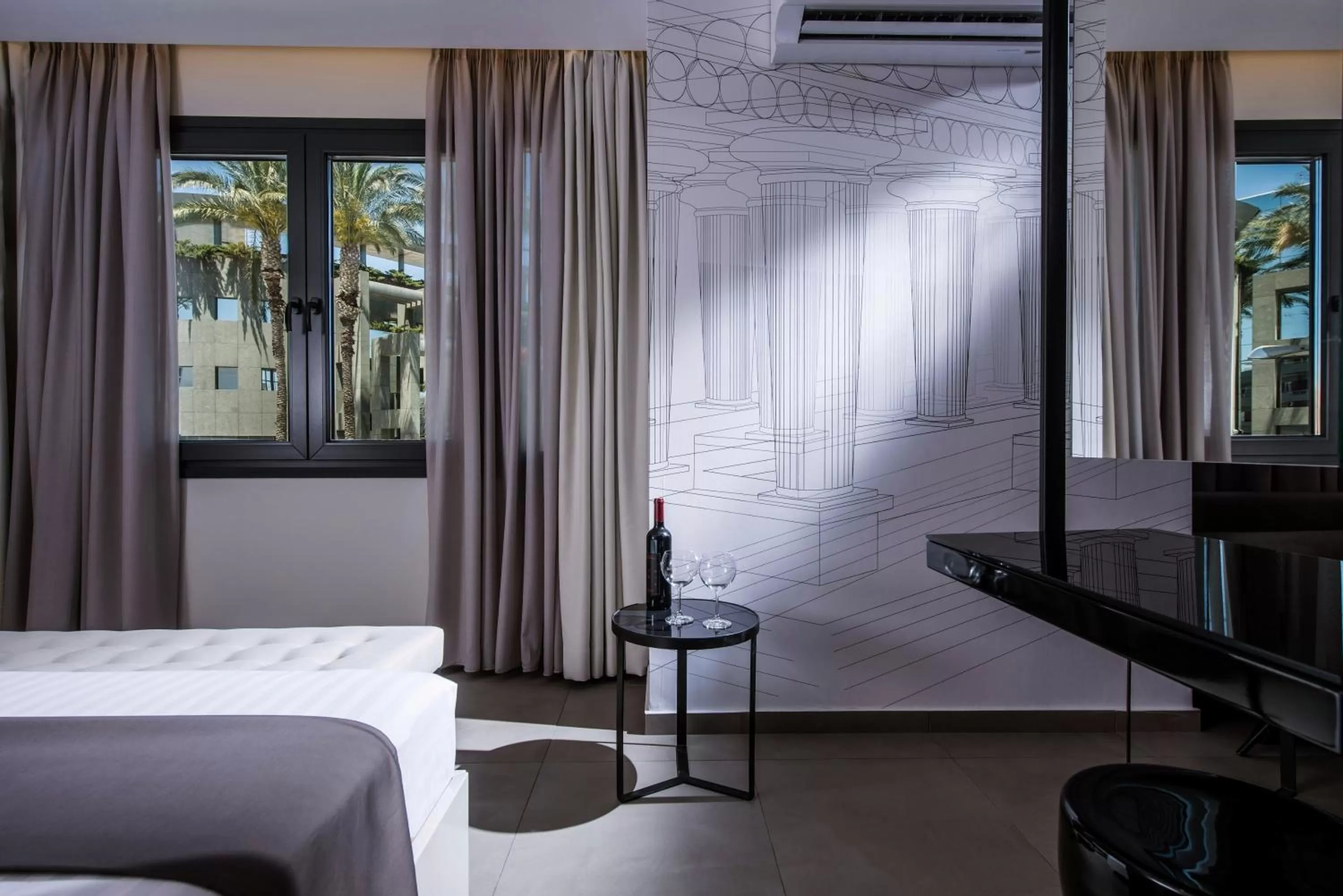 View (from property/room), Bed in Lavris City Suites