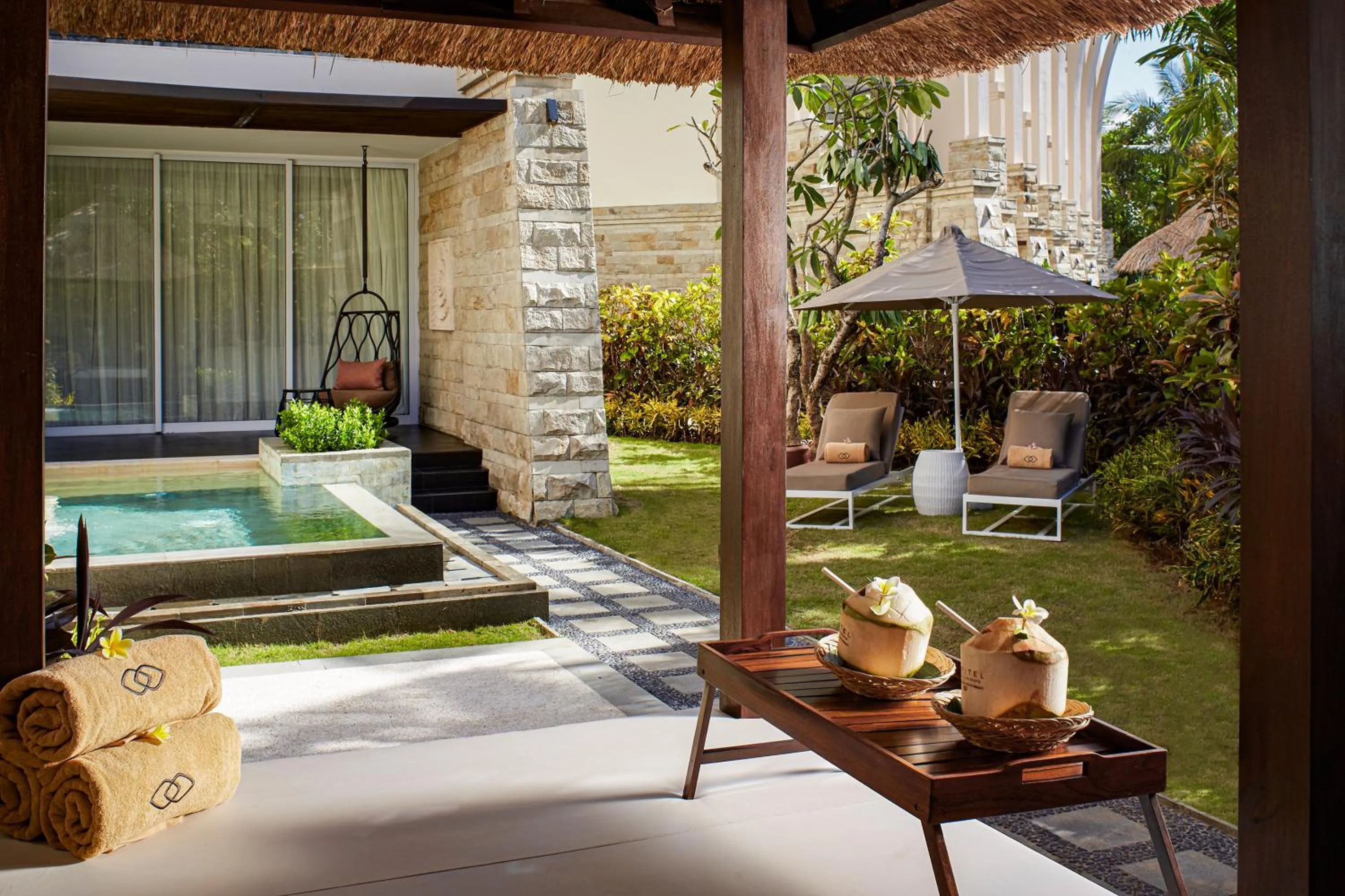 Pool view in Suites & Villas at Sofitel Bali