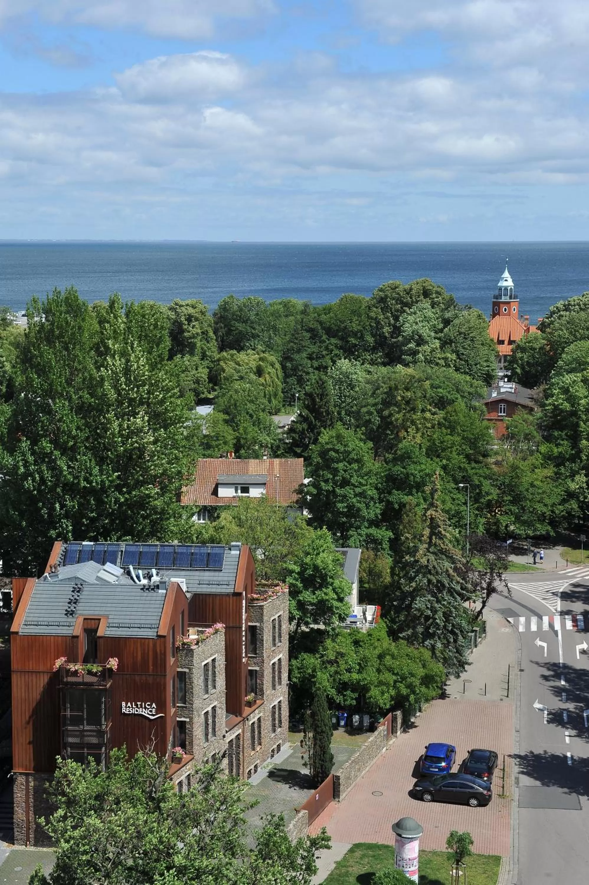 Bird's eye view in Baltica Residence