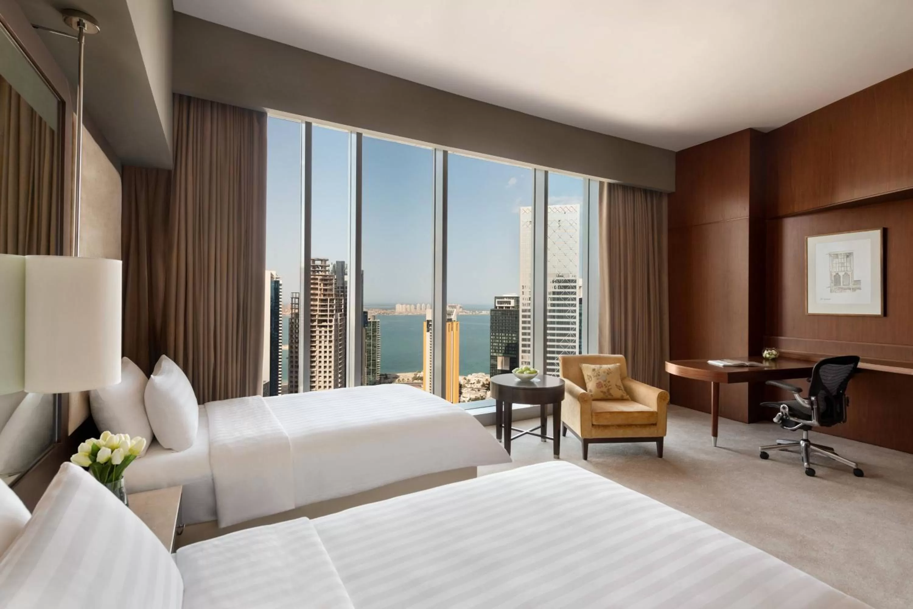 Photo of the whole room, Bed in JW Marriott Marquis City Center Doha