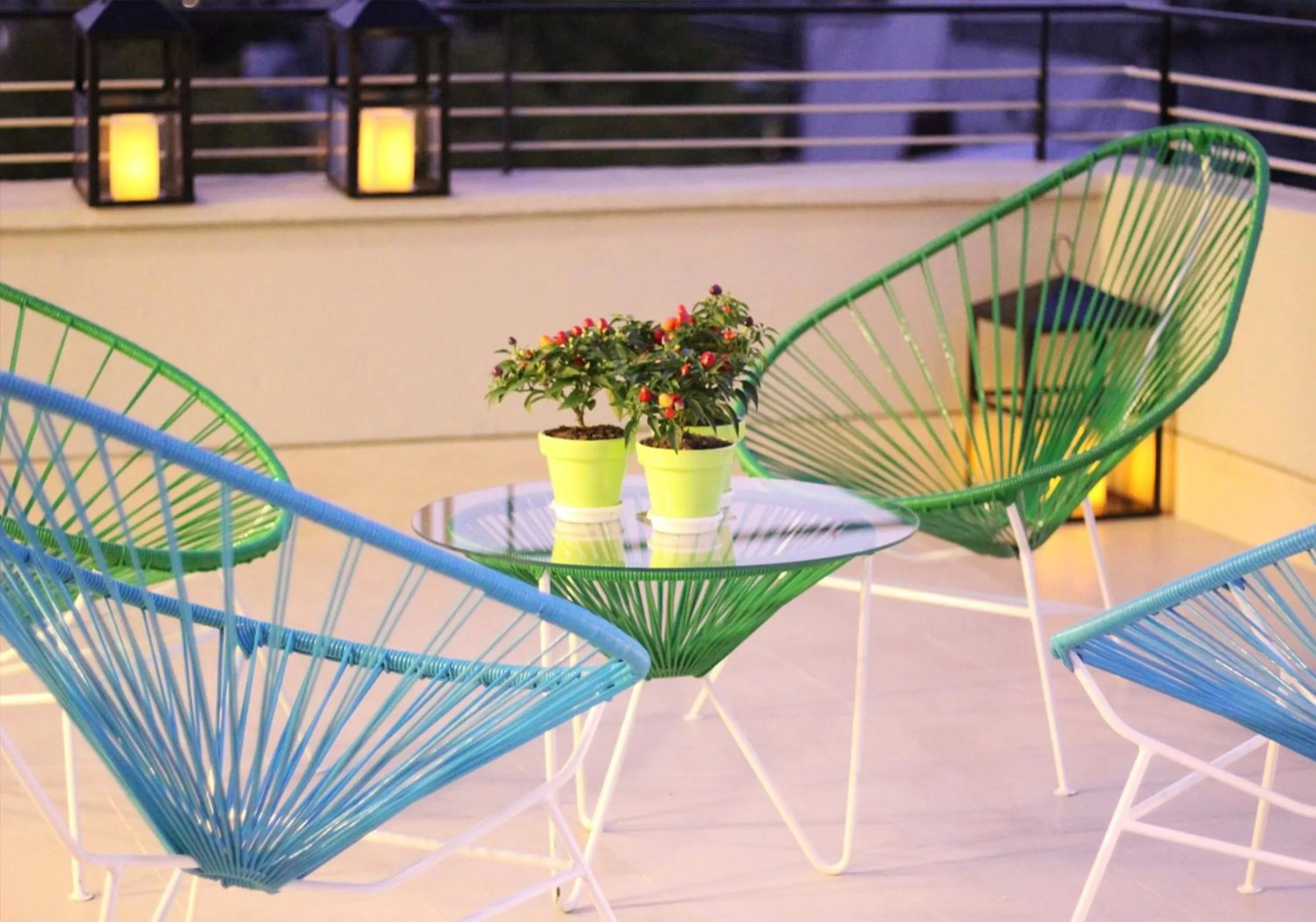 Balcony/Terrace in Bulnes Eco Suites