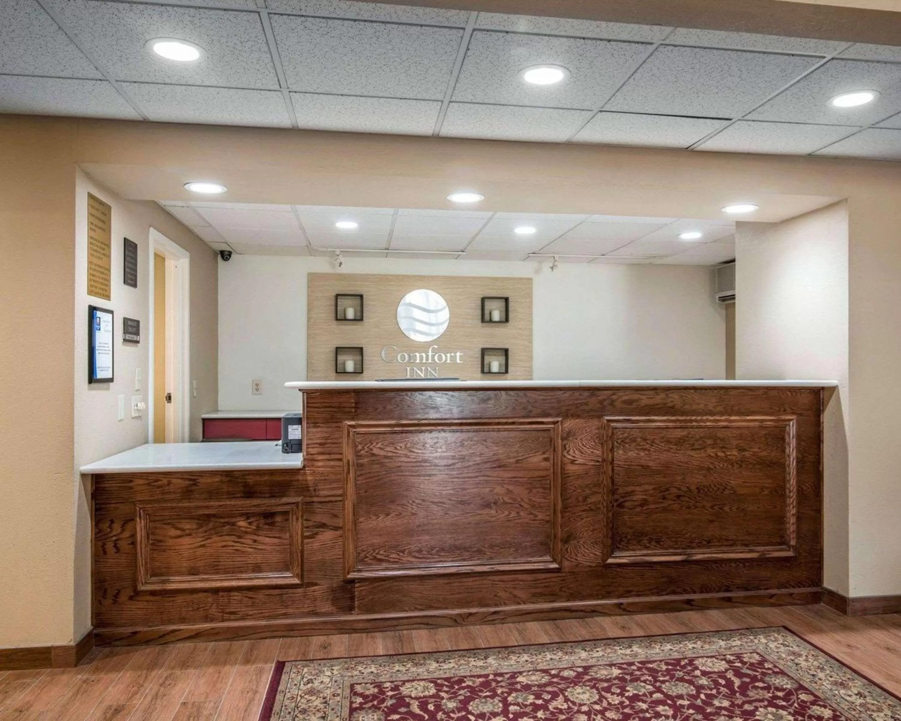 On site in Comfort Inn Saugerties