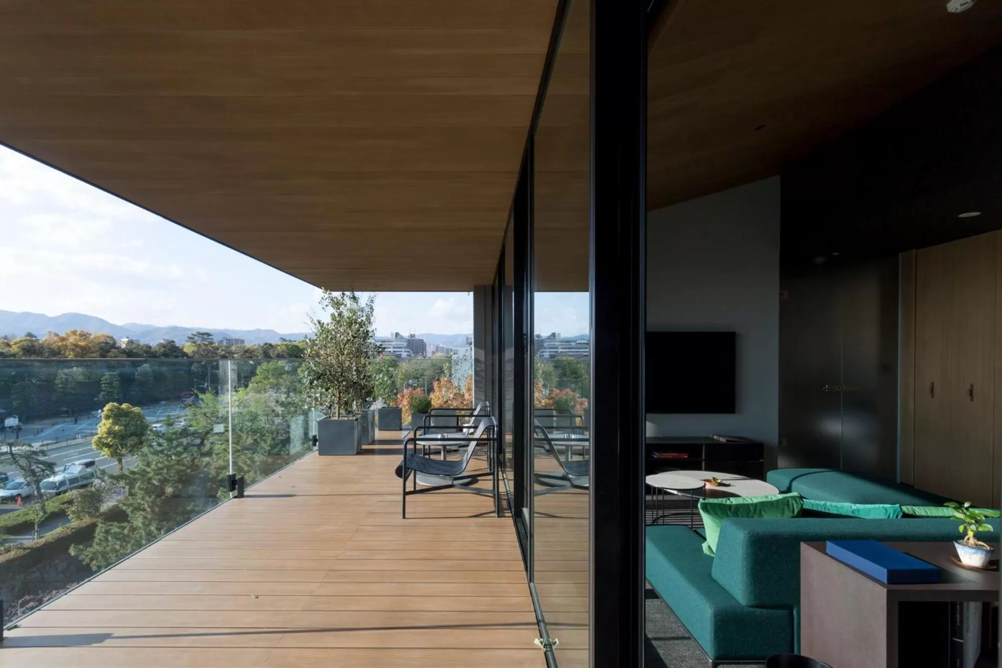 Balcony/Terrace in HOTEL CANATA KYOTO