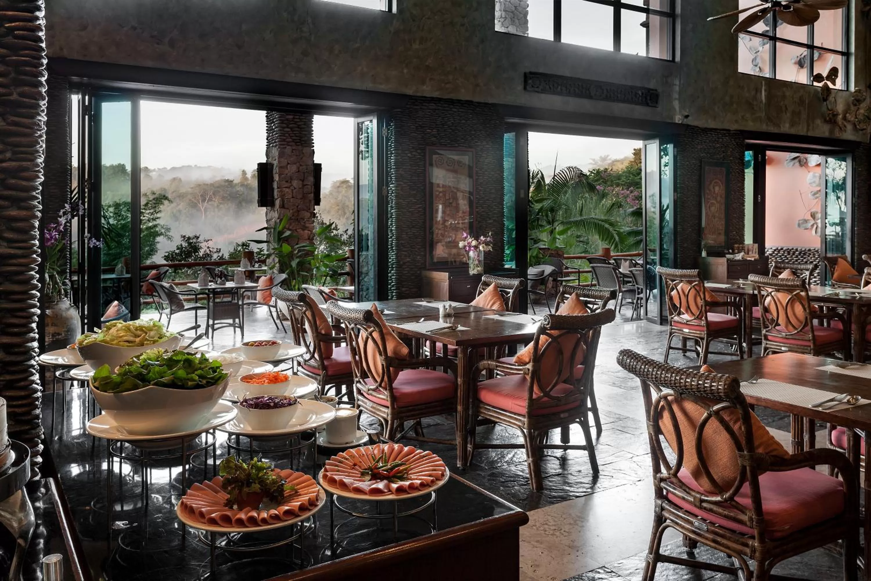 Buffet breakfast in Katiliya Mountain Resort And Spa