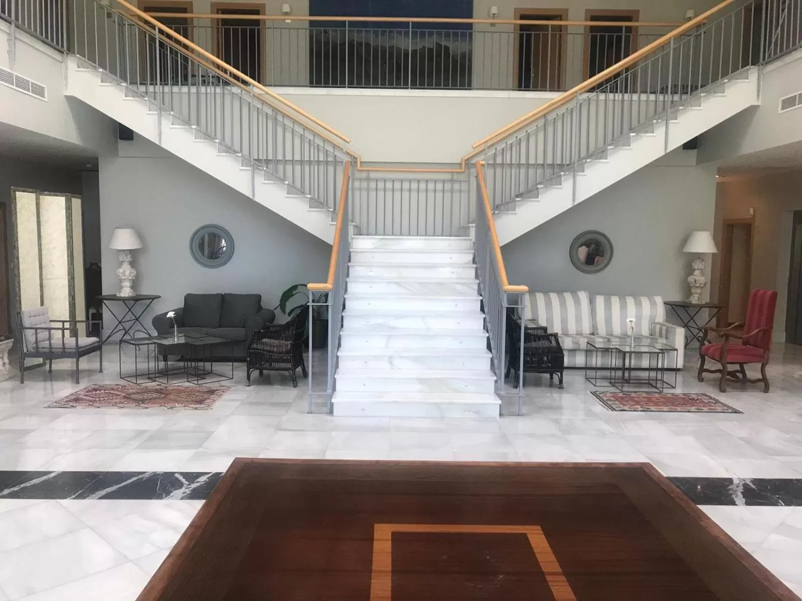 Lobby or reception in Hotel VillaMarcilla