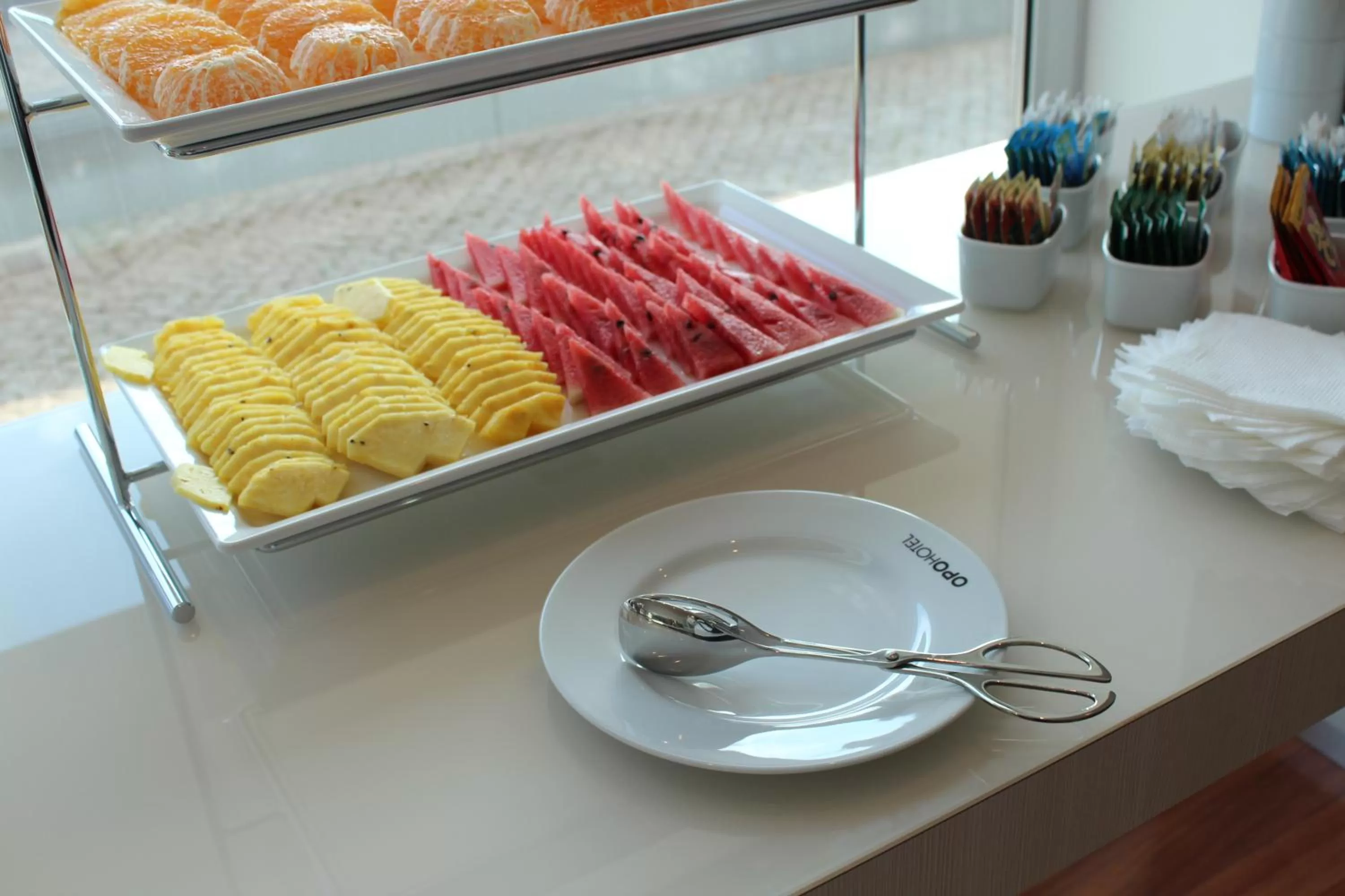 American breakfast in OPOHOTEL Porto Aeroporto