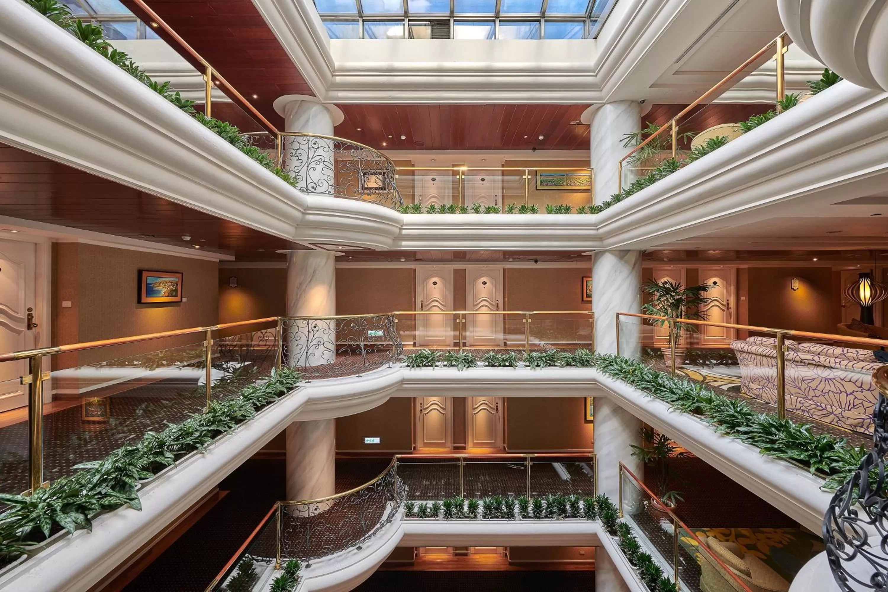 Bird's eye view in The Riviera Hotel Taipei