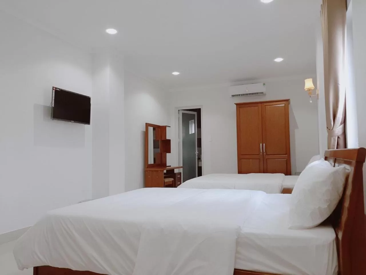 Bed in Minh Manh Hotel 2