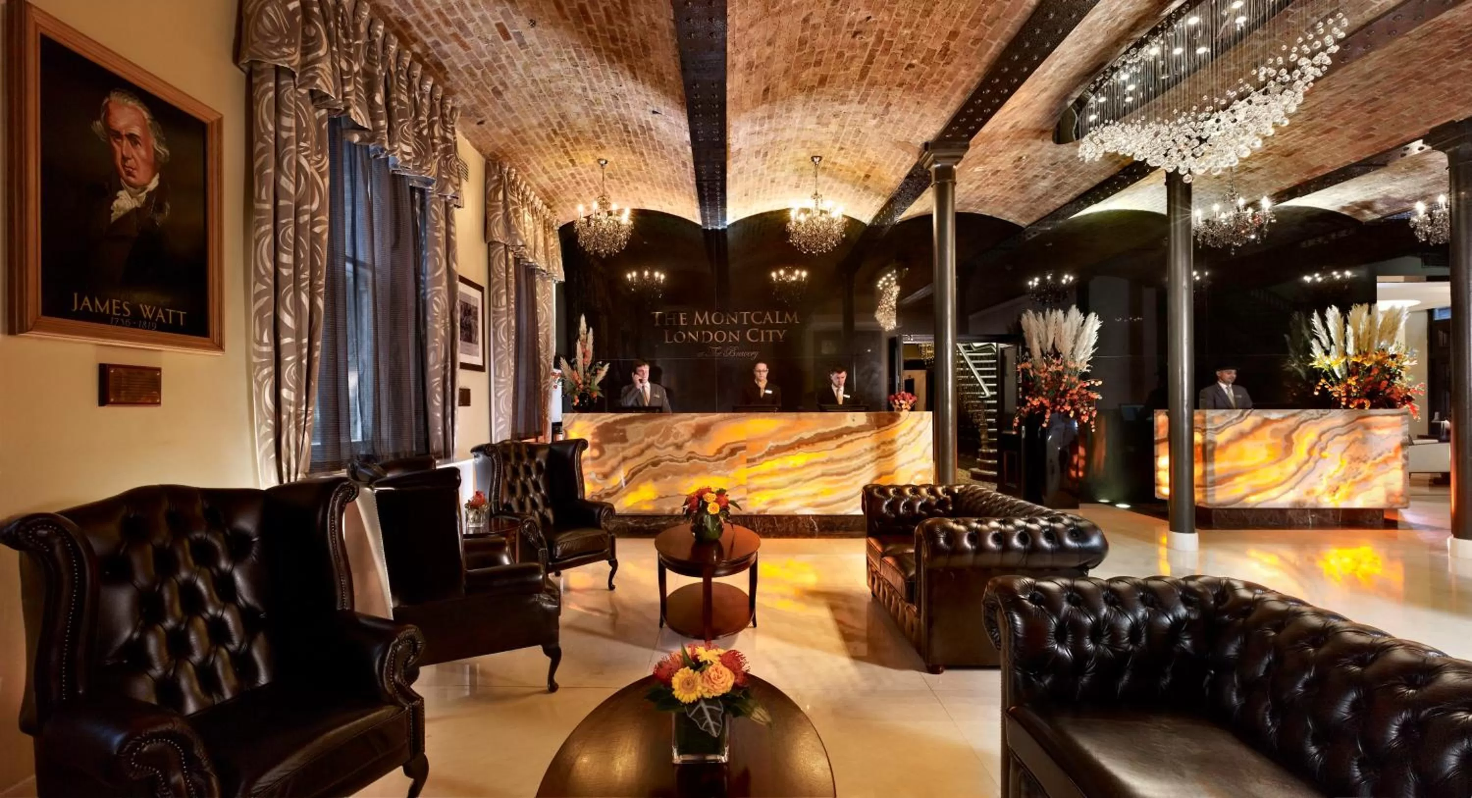 Lobby or reception in Montcalm Brewery, London City