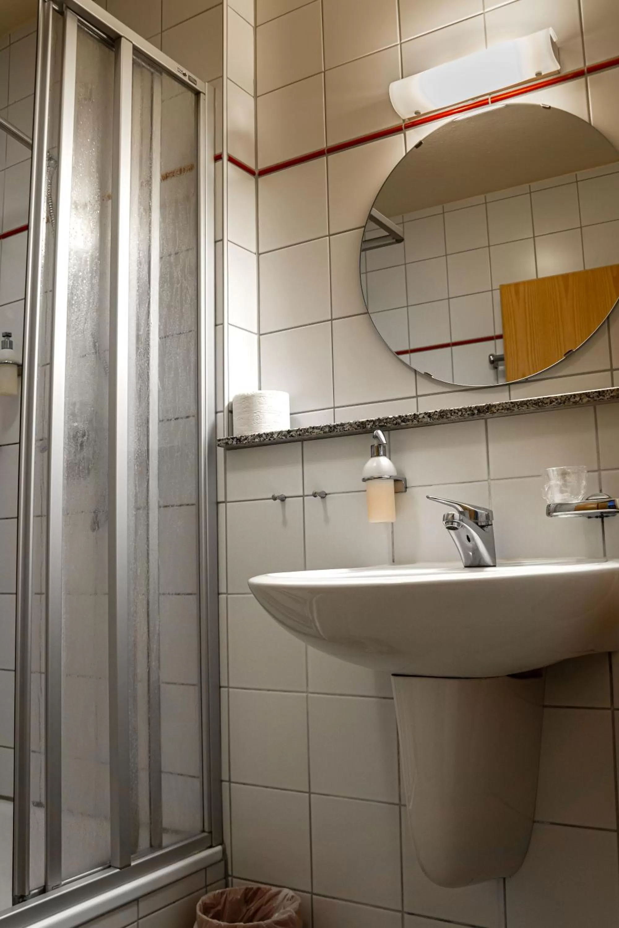 Bathroom in Landgasthof & Brauerei Löwen Sasbach