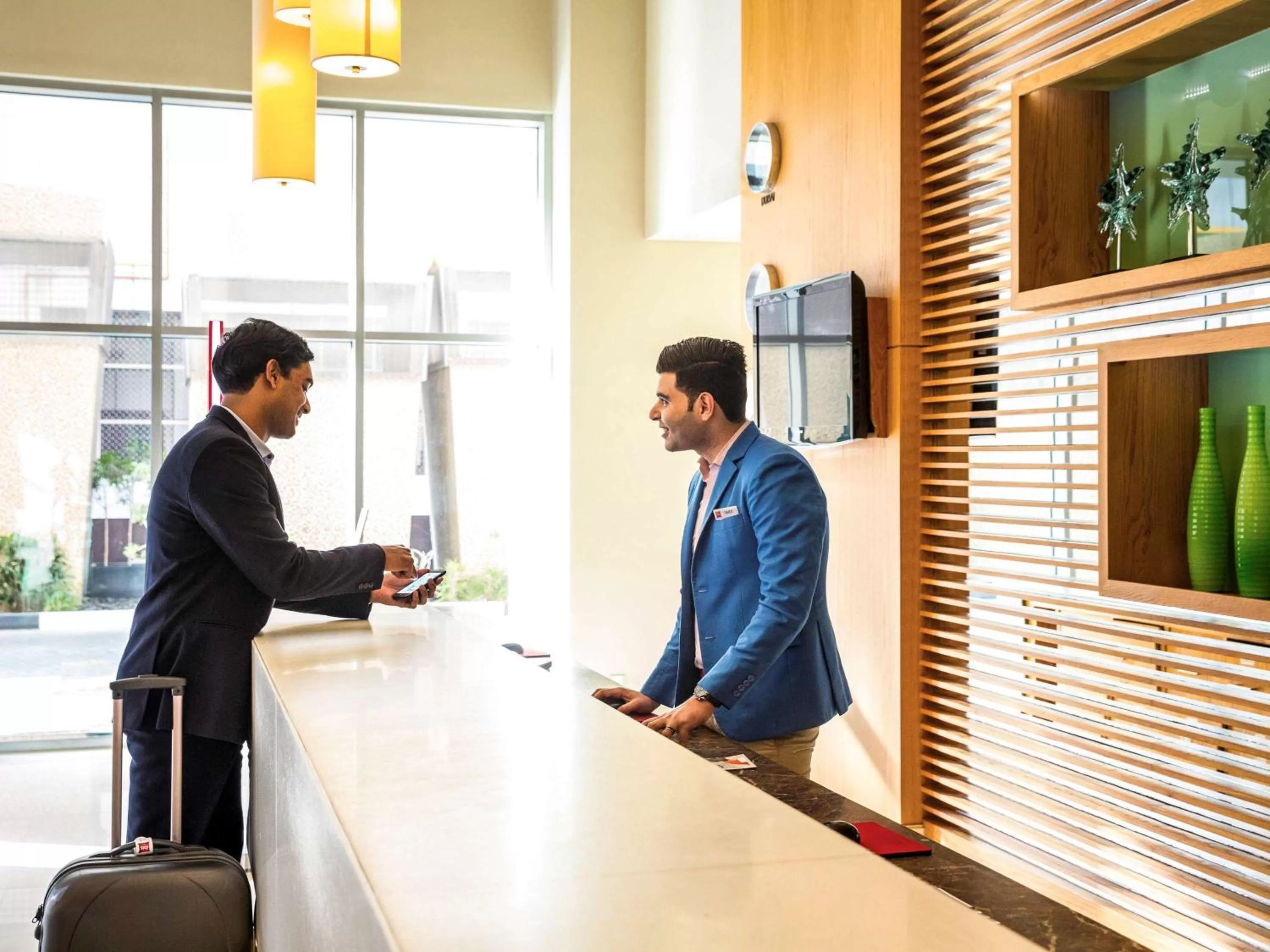 On site in Ibis Deira City Centre