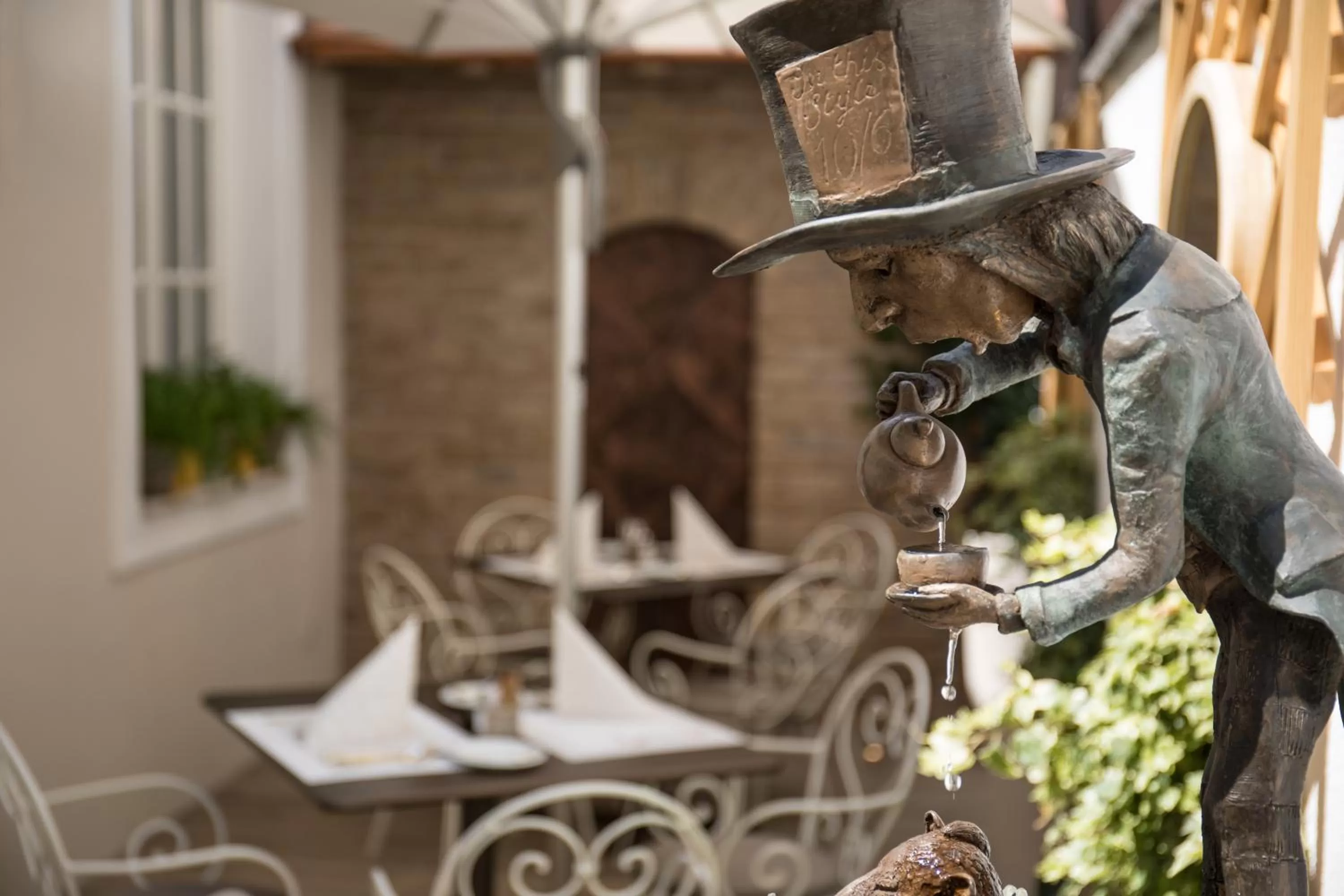 Patio in Hotel Bristol Salzburg