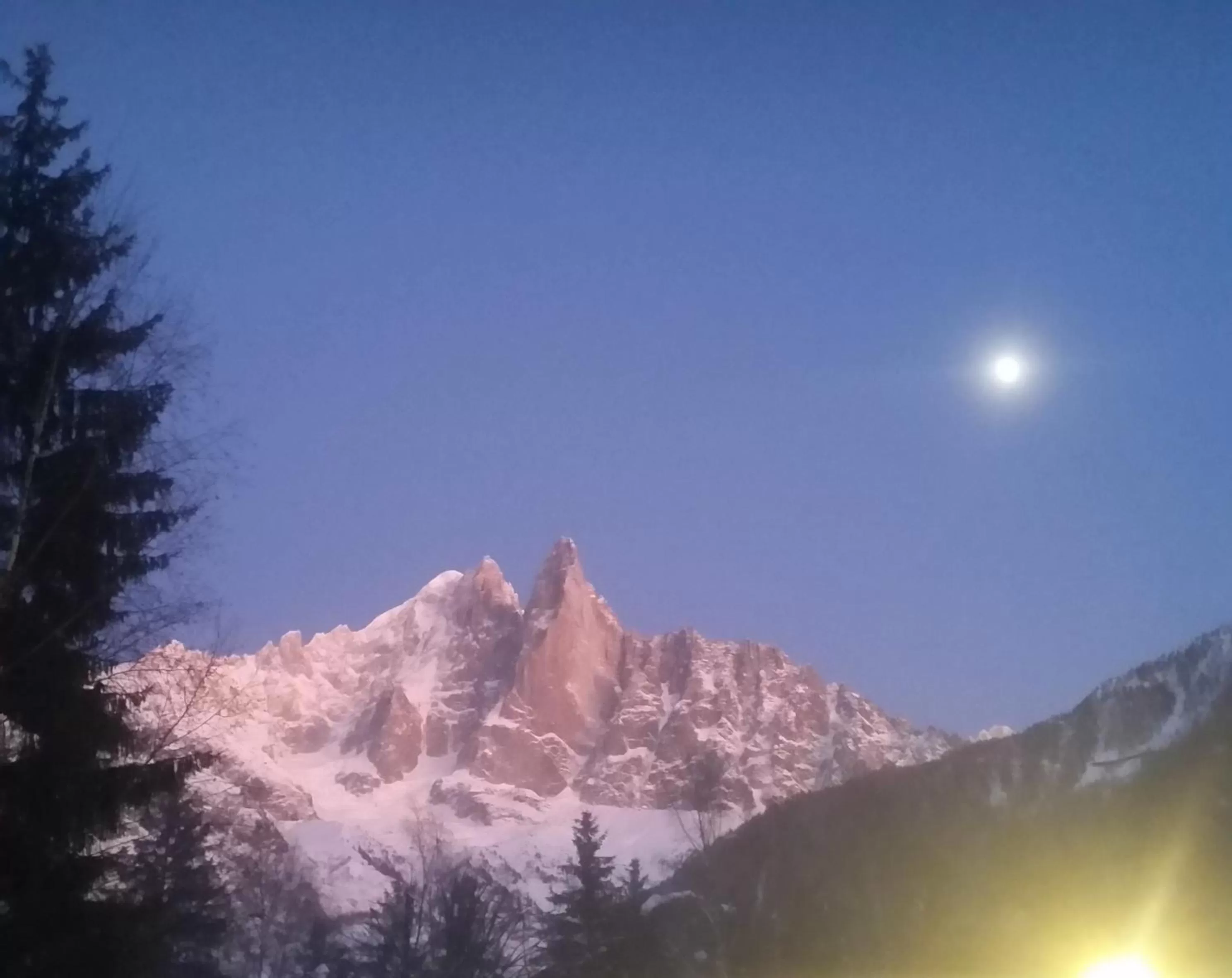 Mountain view in Hôtel Le Labrador