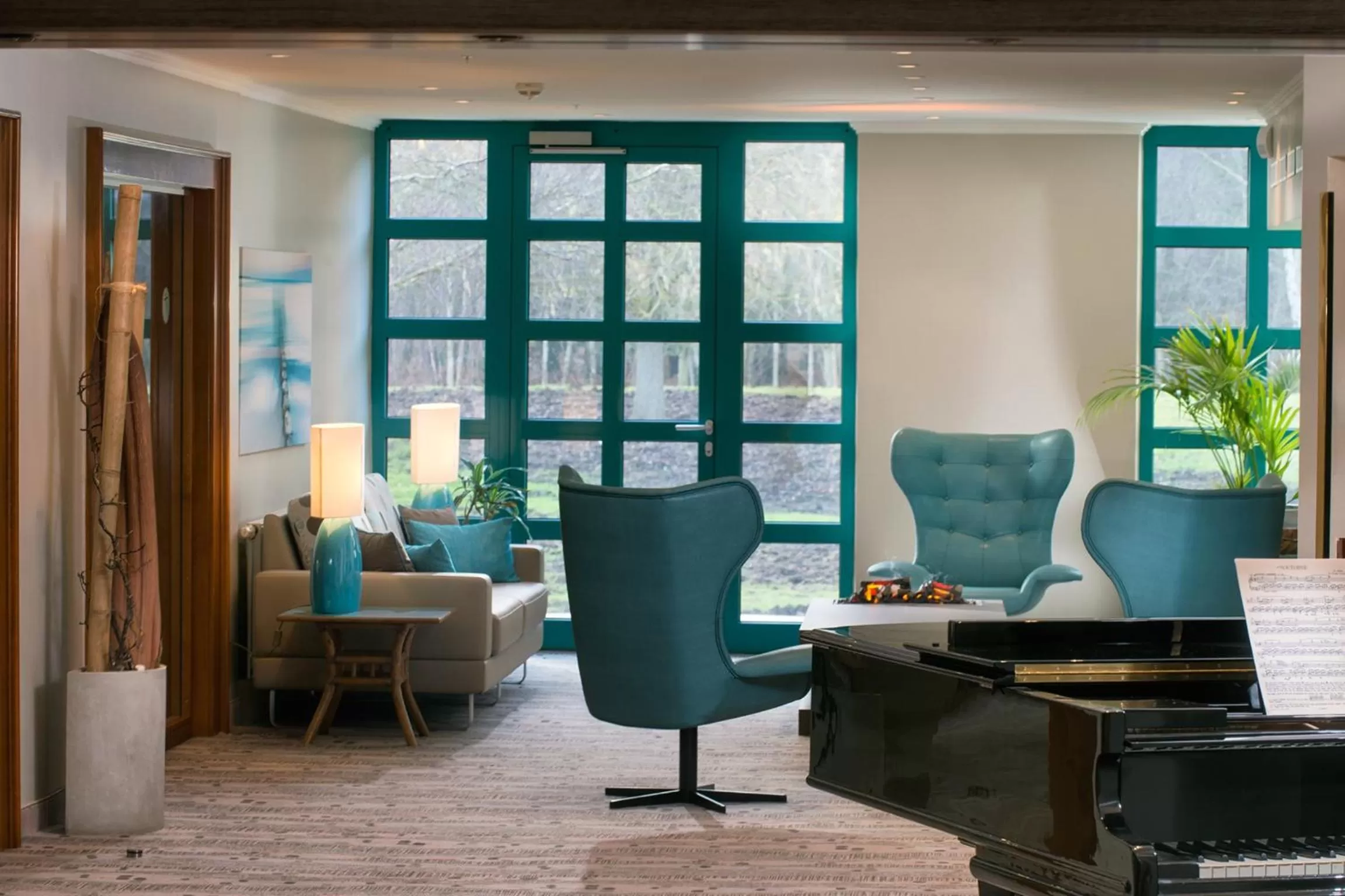 Communal lounge/ TV room in Hotel Bernstein Prerow