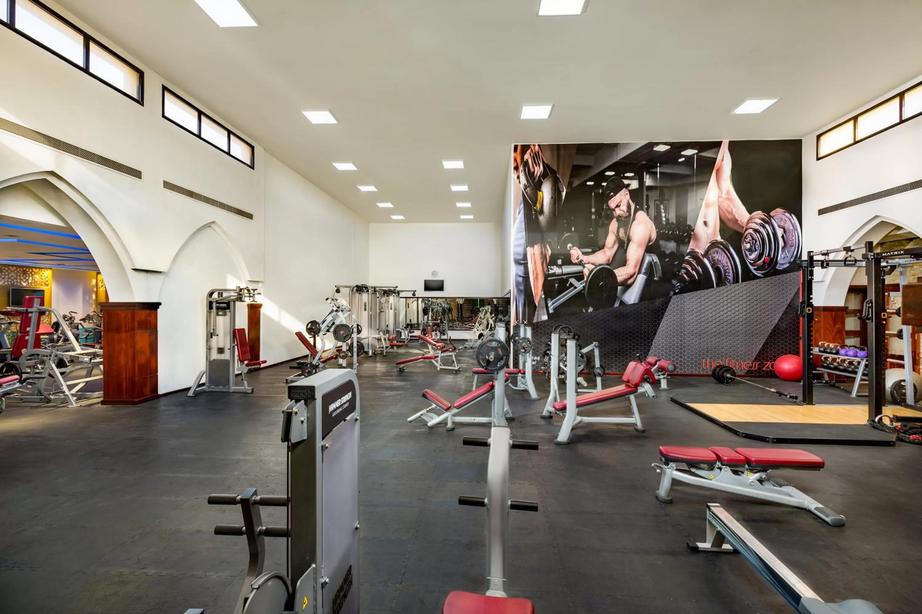 Fitness centre/facilities in Metropolitan Al Mafraq Hotel