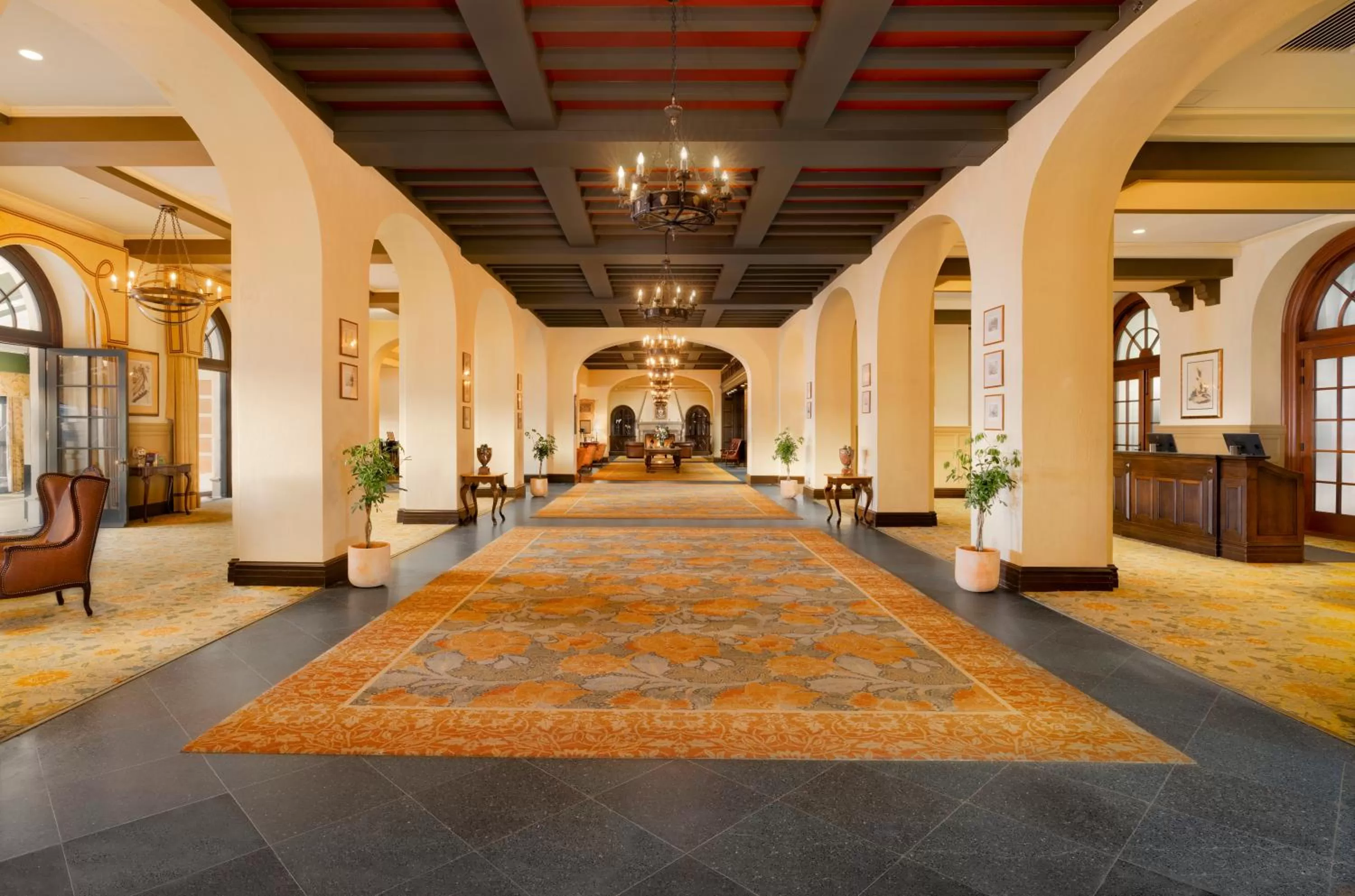 Lobby or reception in Fairmont Le Manoir Richelieu