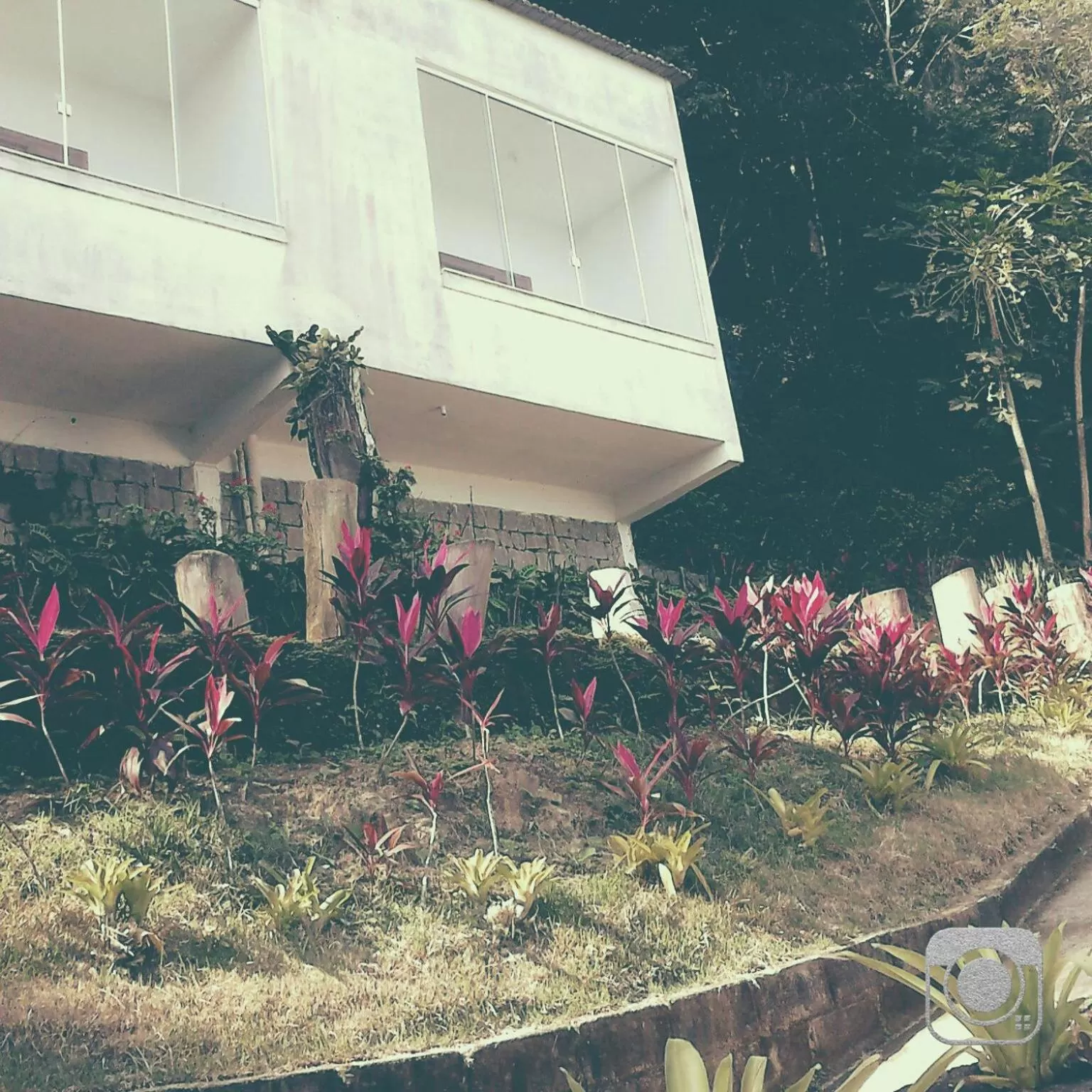 Garden view in Pousada Piquara