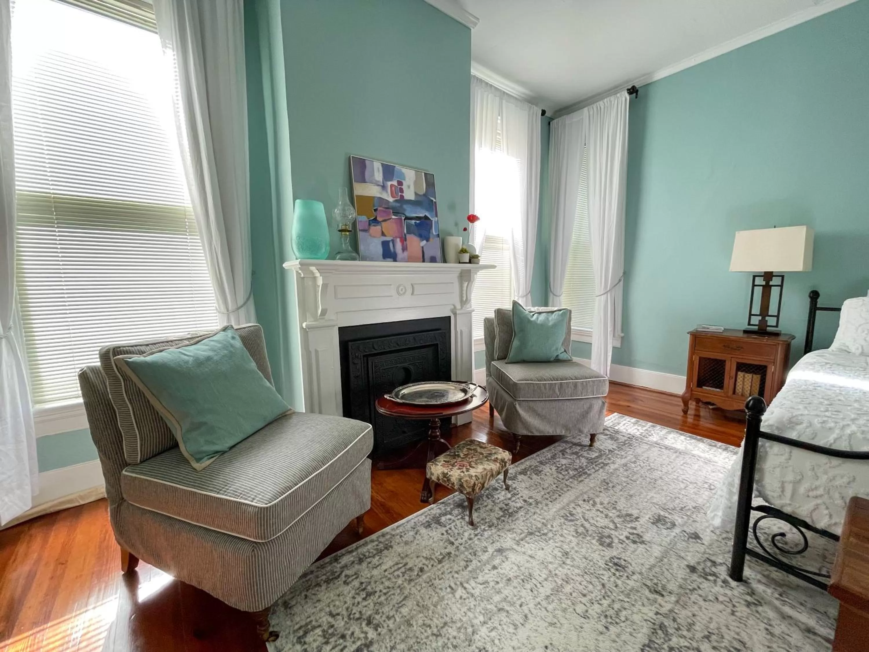 Seating area in Meadows Inn