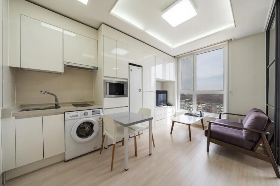 Kitchen or kitchenette in The Mark Sokcho Residence hotel