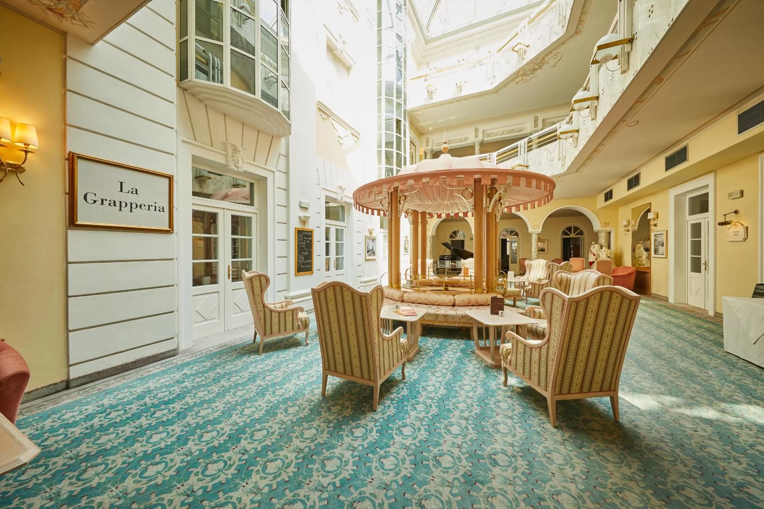 Lobby or reception in Grand Hotel Imperial
