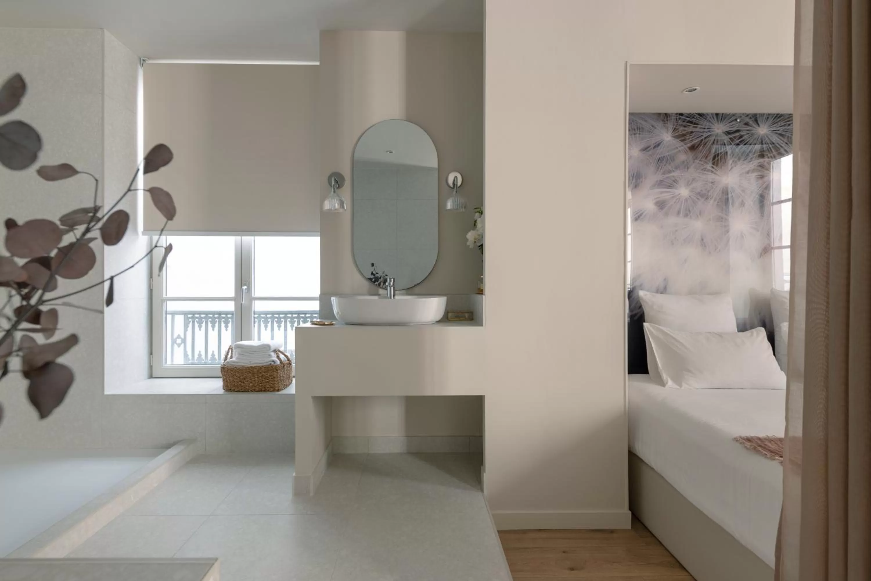 Bed, Bathroom in MiHotel Sala