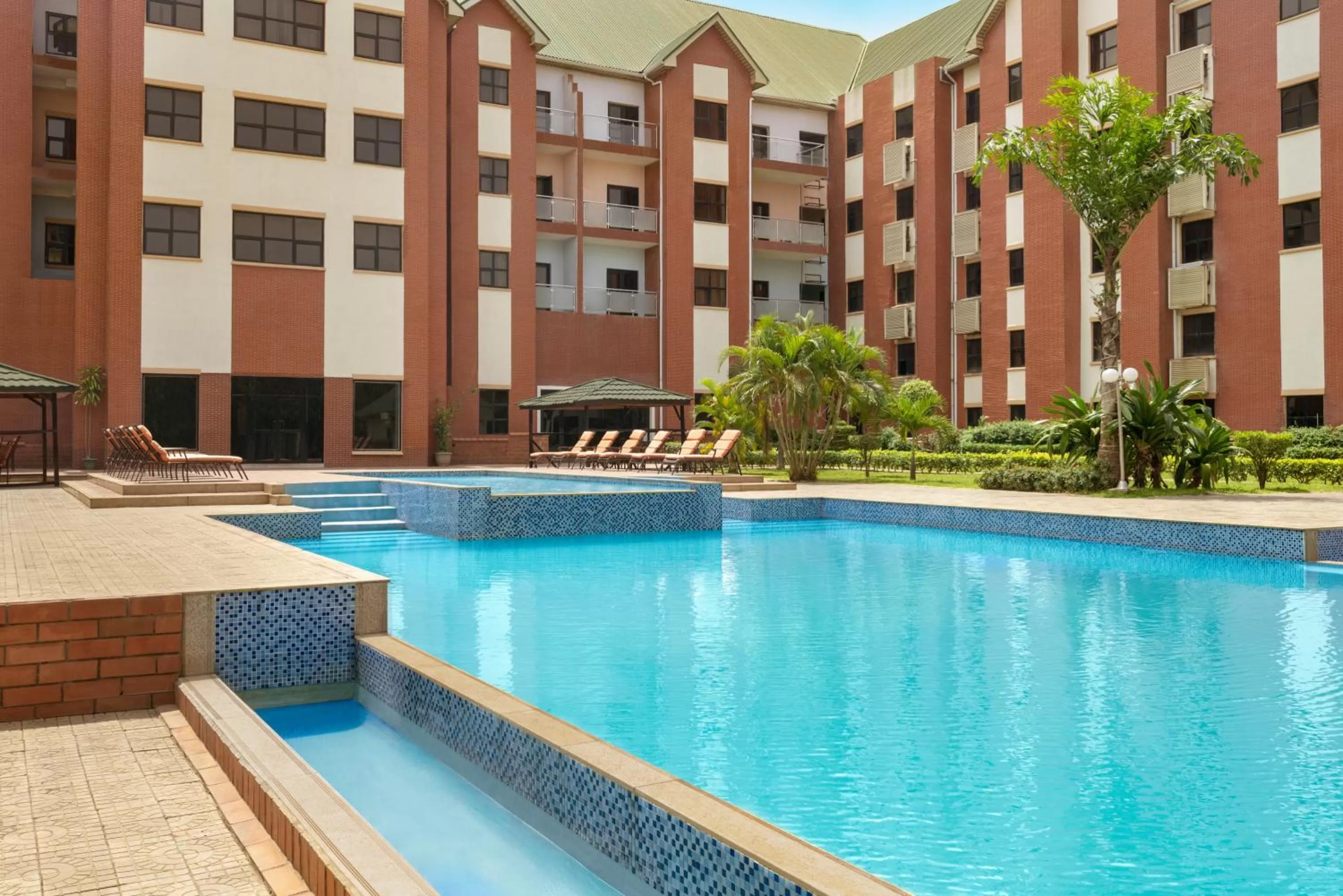 Pool view in Hawthorn Suites by Wyndham Abuja