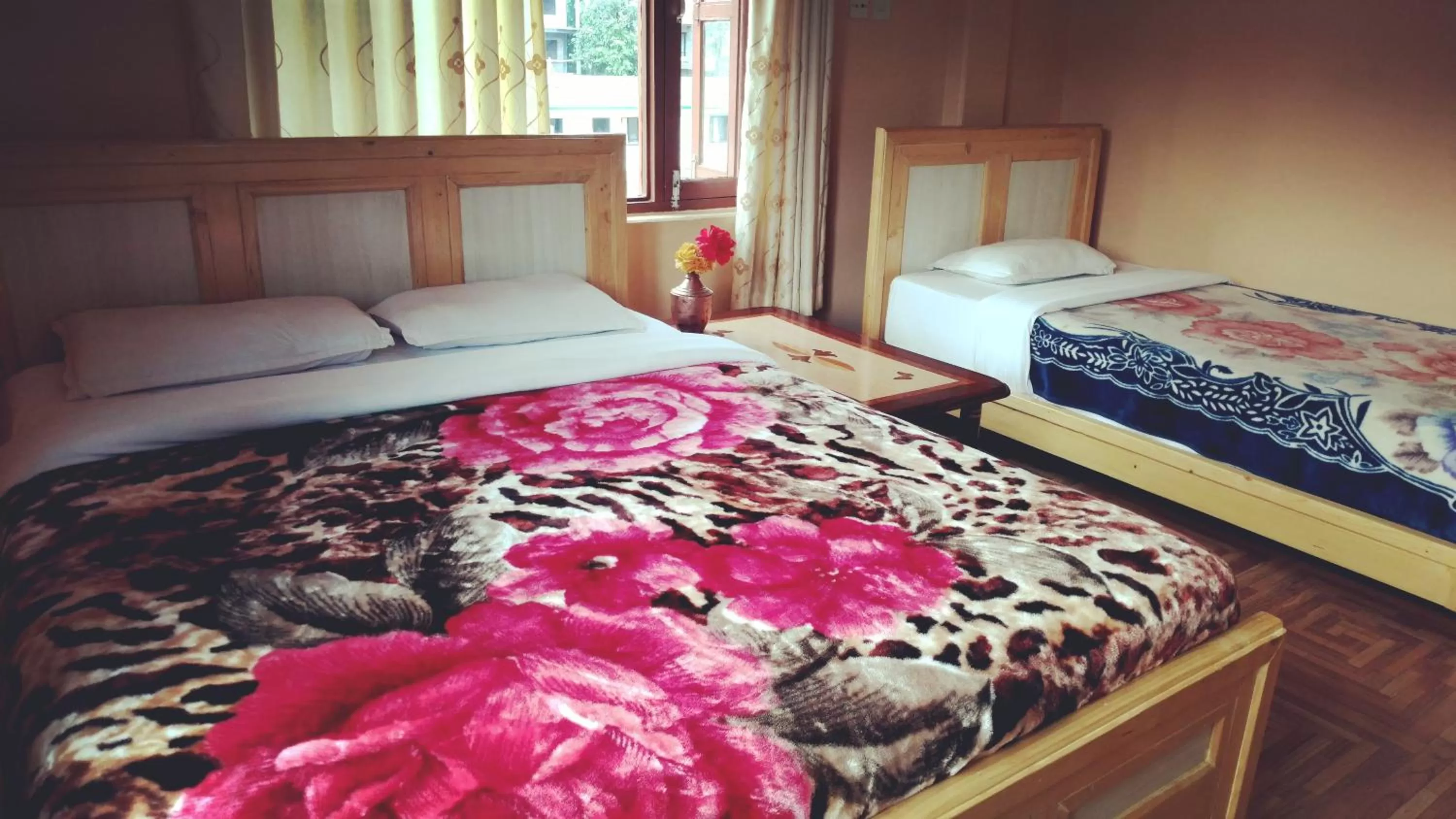 Bed in Hotel Diplomat