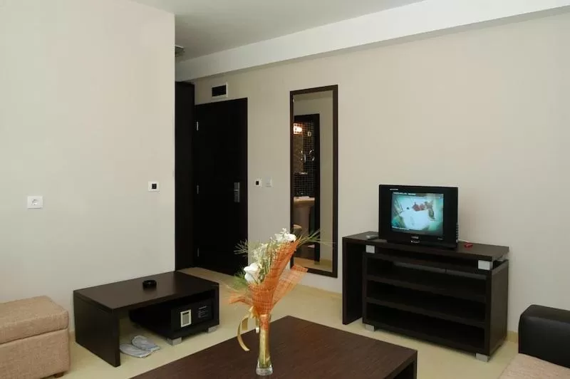 Decorative detail, TV/Entertainment Center in Hotel Golf Luxury