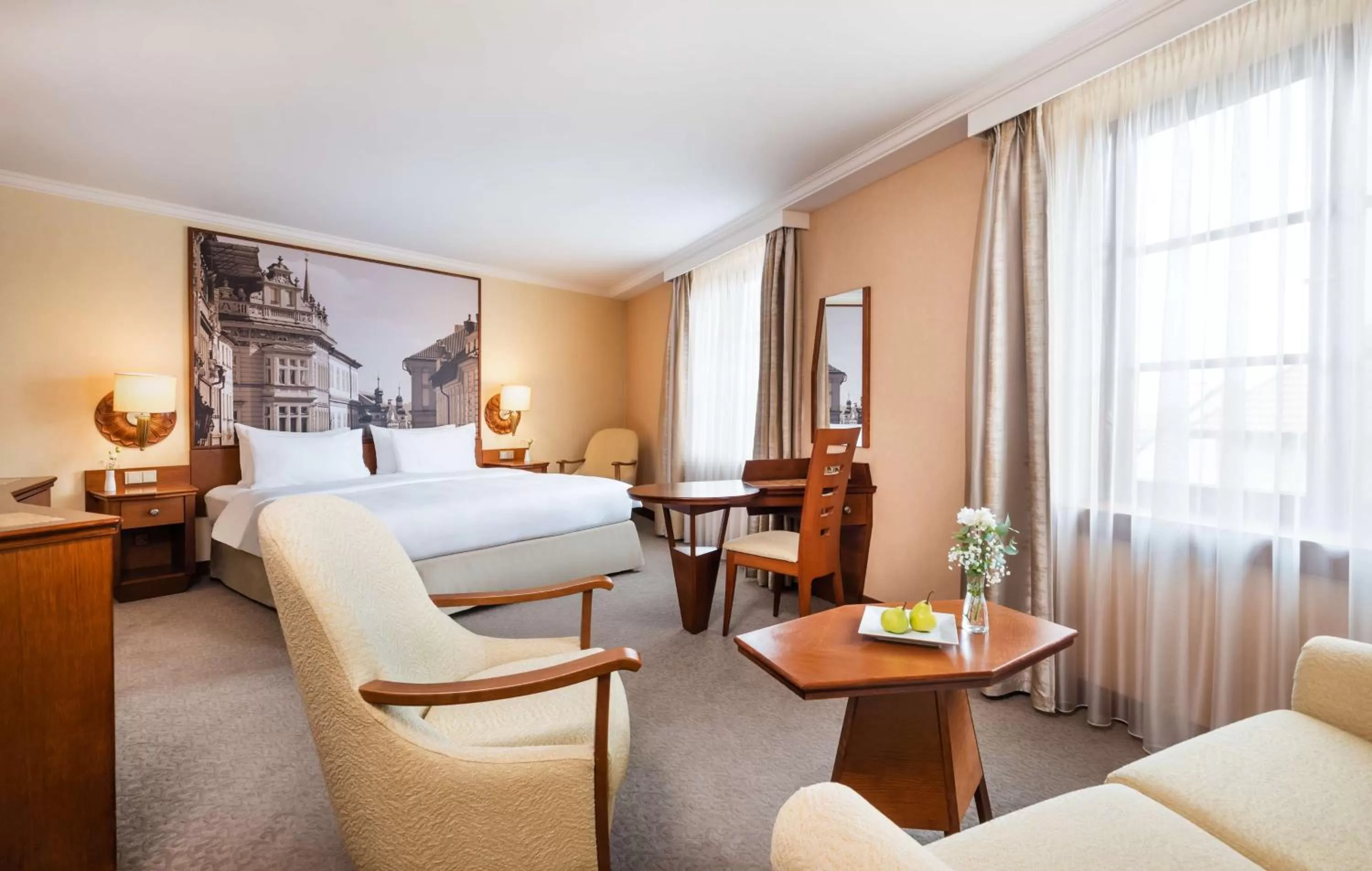 Bedroom in Lindner Hotel Prague Castle, part of JdV by Hyatt