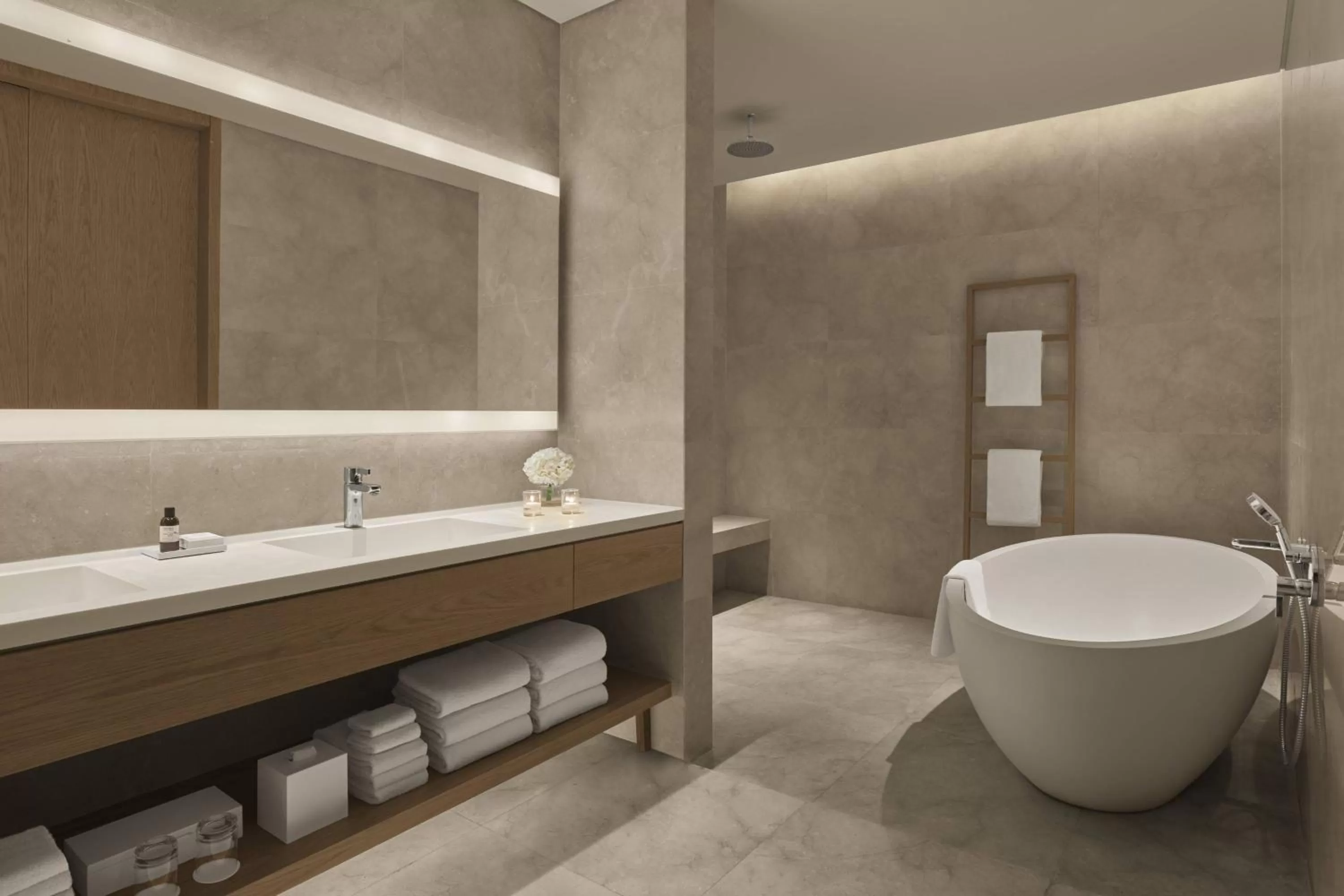 Bathroom in The Sanya EDITION