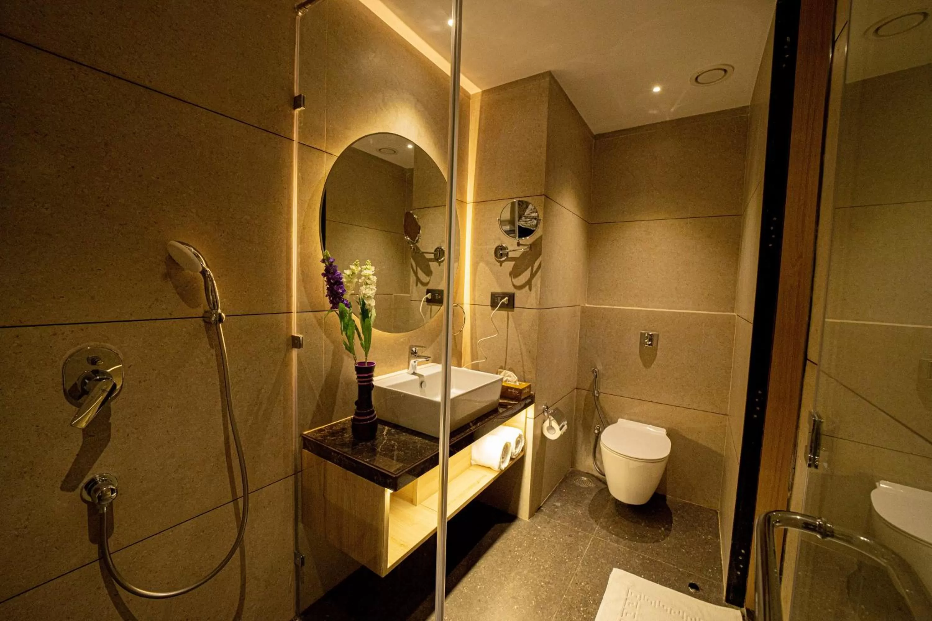 Bathroom in The Monarch at Chakan MIDC, Pune
