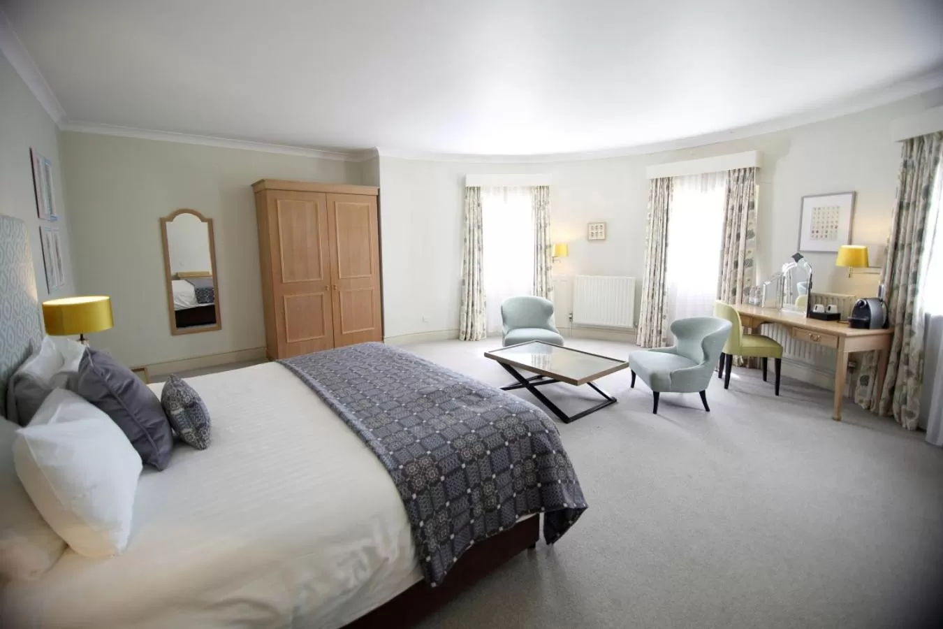 Bed in Mercure Gloucester Bowden Hall Hotel