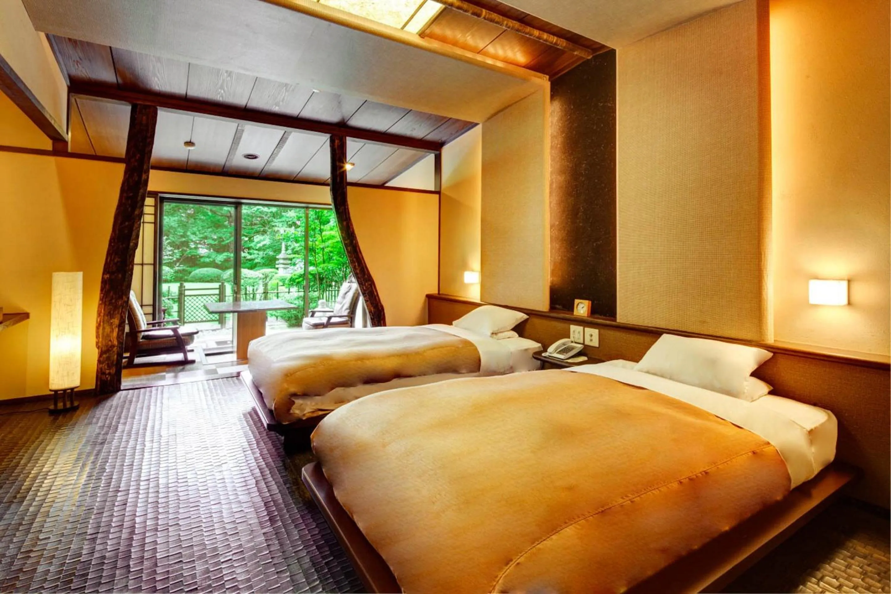Photo of the whole room, Bed in Nasu Onsen Sanraku