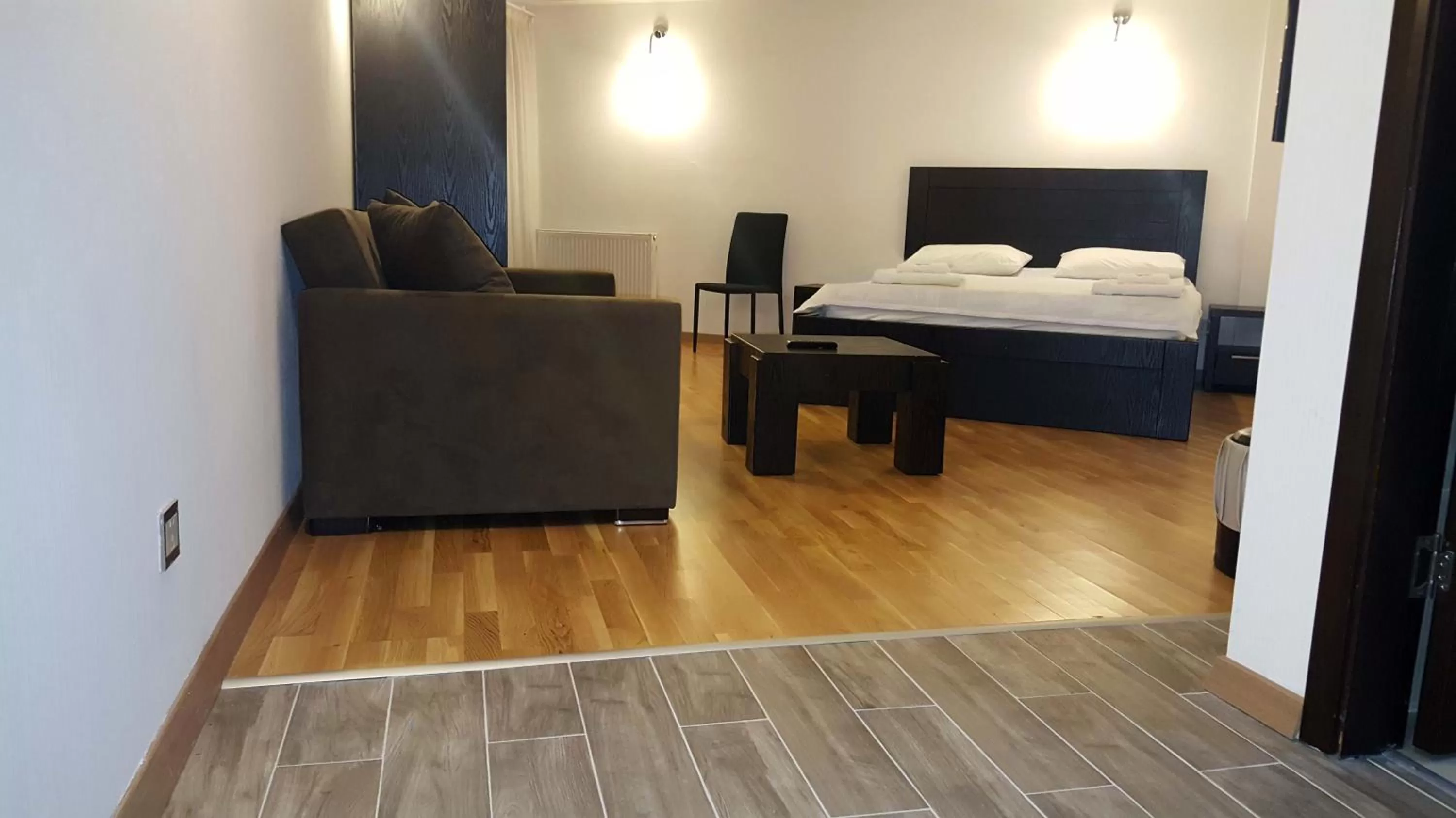 Decorative detail, Bed in Apartments in New Gudauri