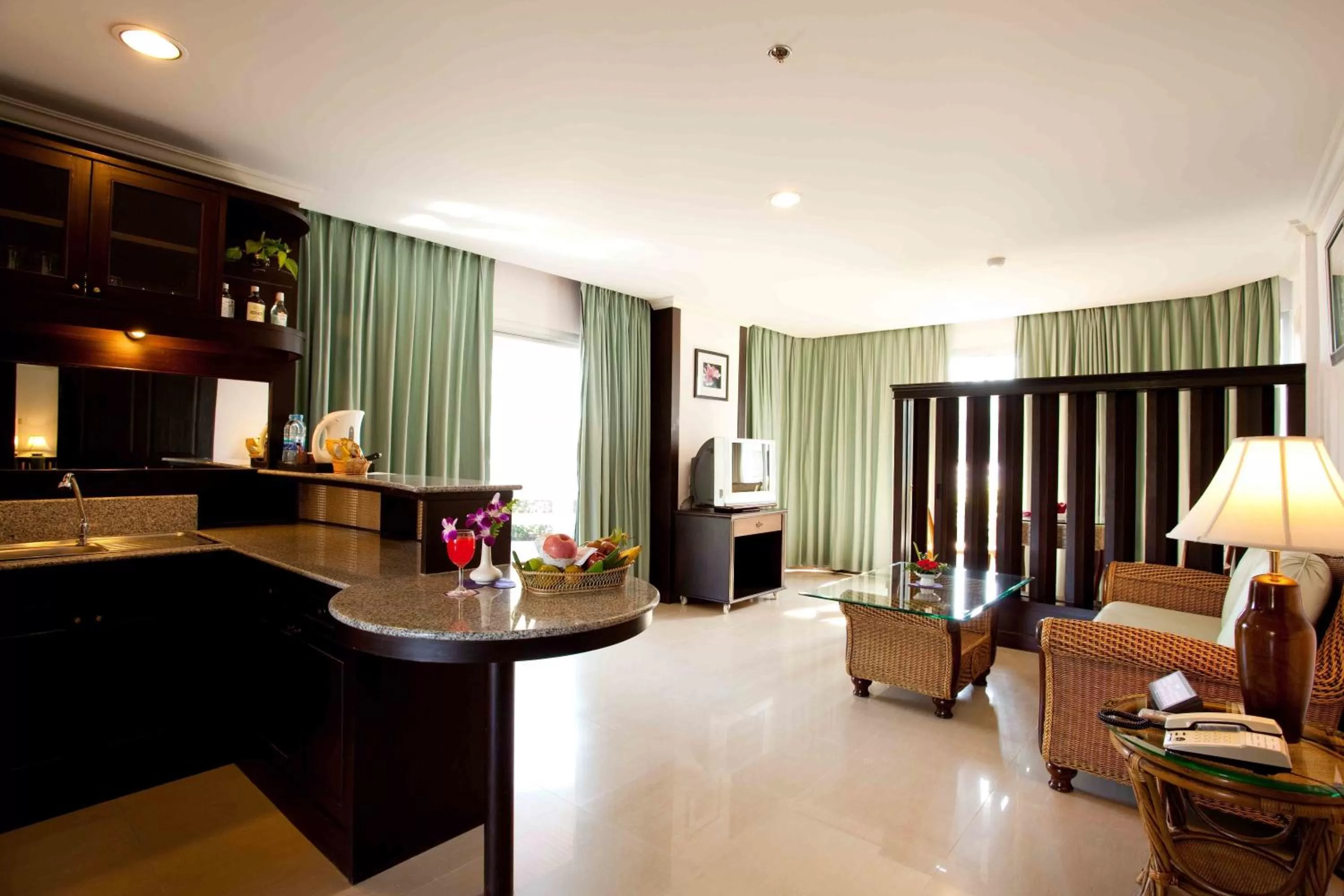 Living room in Methavalai Hotel