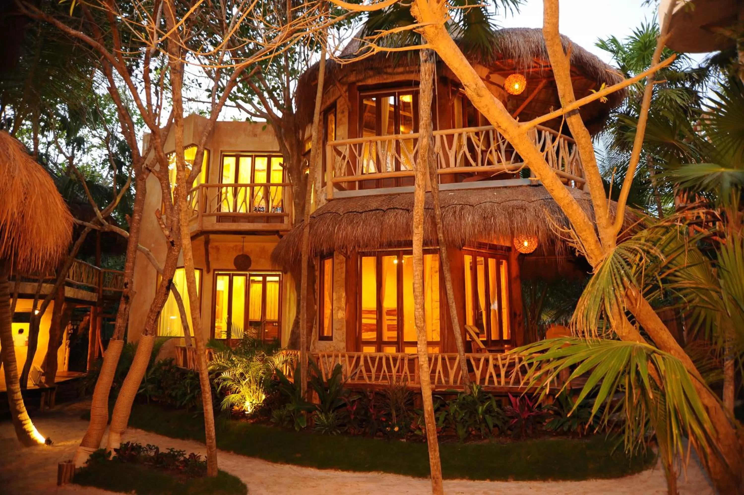 Facade/entrance in Alaya Tulum by Ahau Collection