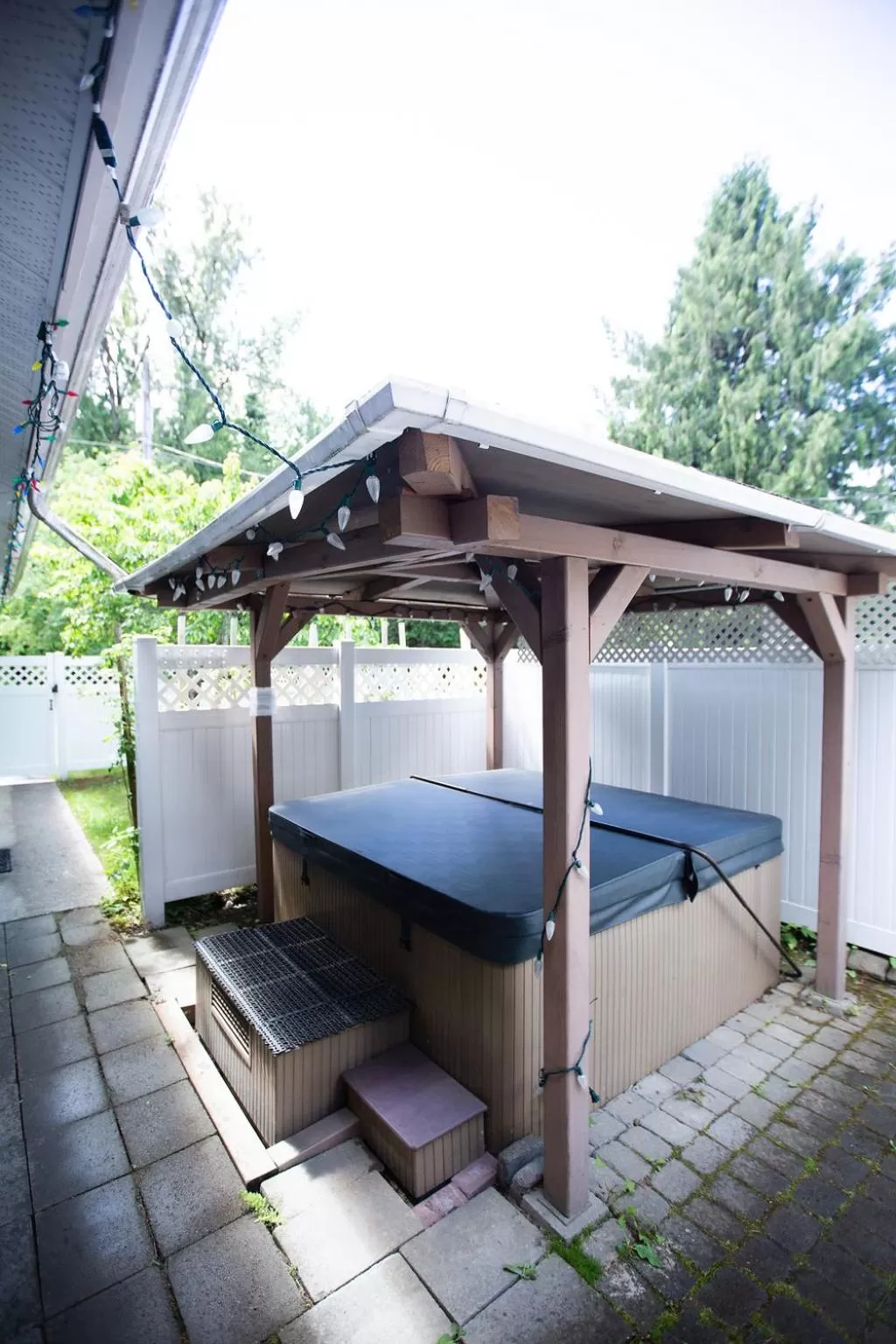 Hot Tub in Alpenrose Revelstoke Bed & Breakfast