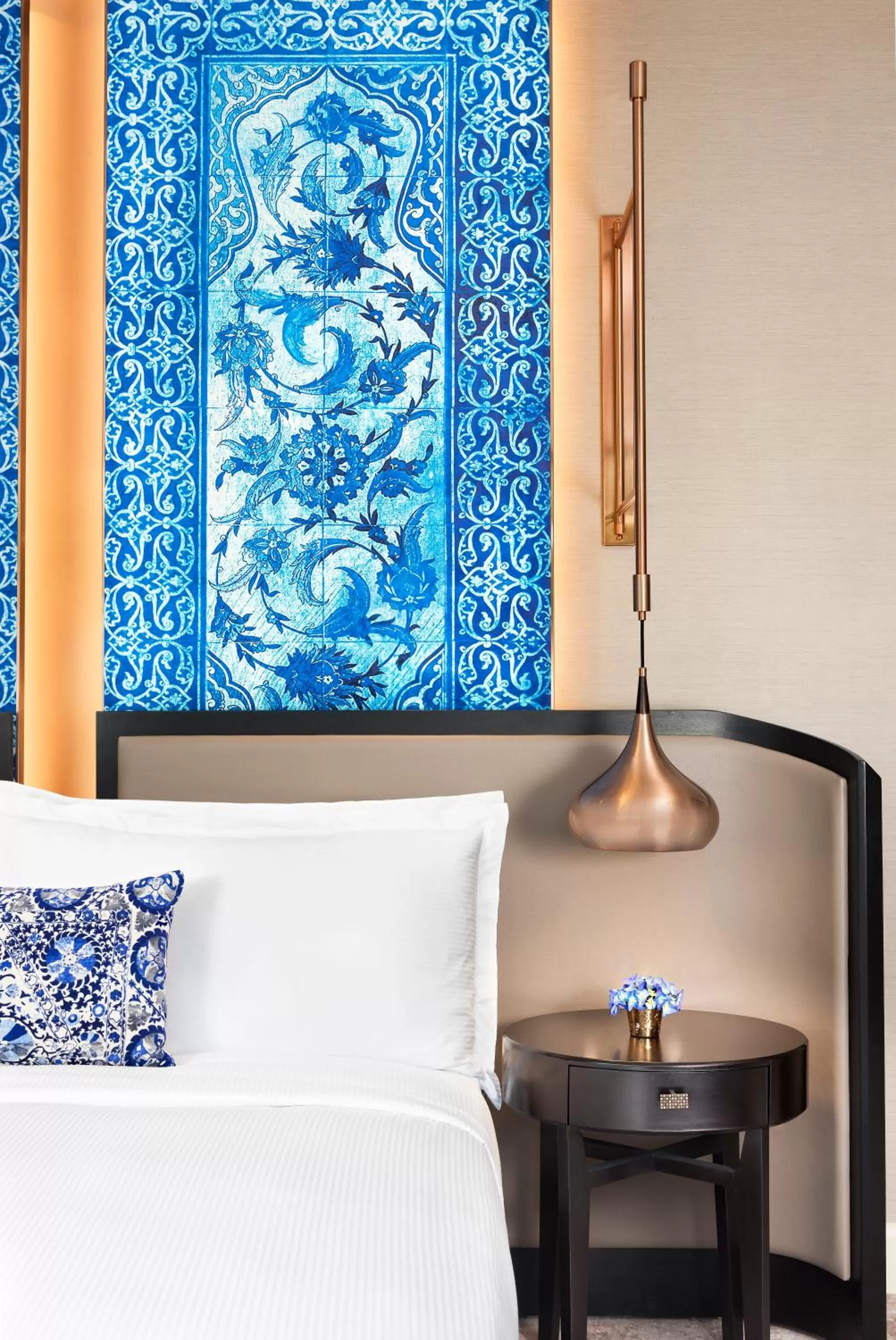 Bed in The Ritz-Carlton, Istanbul at the Bosphorus