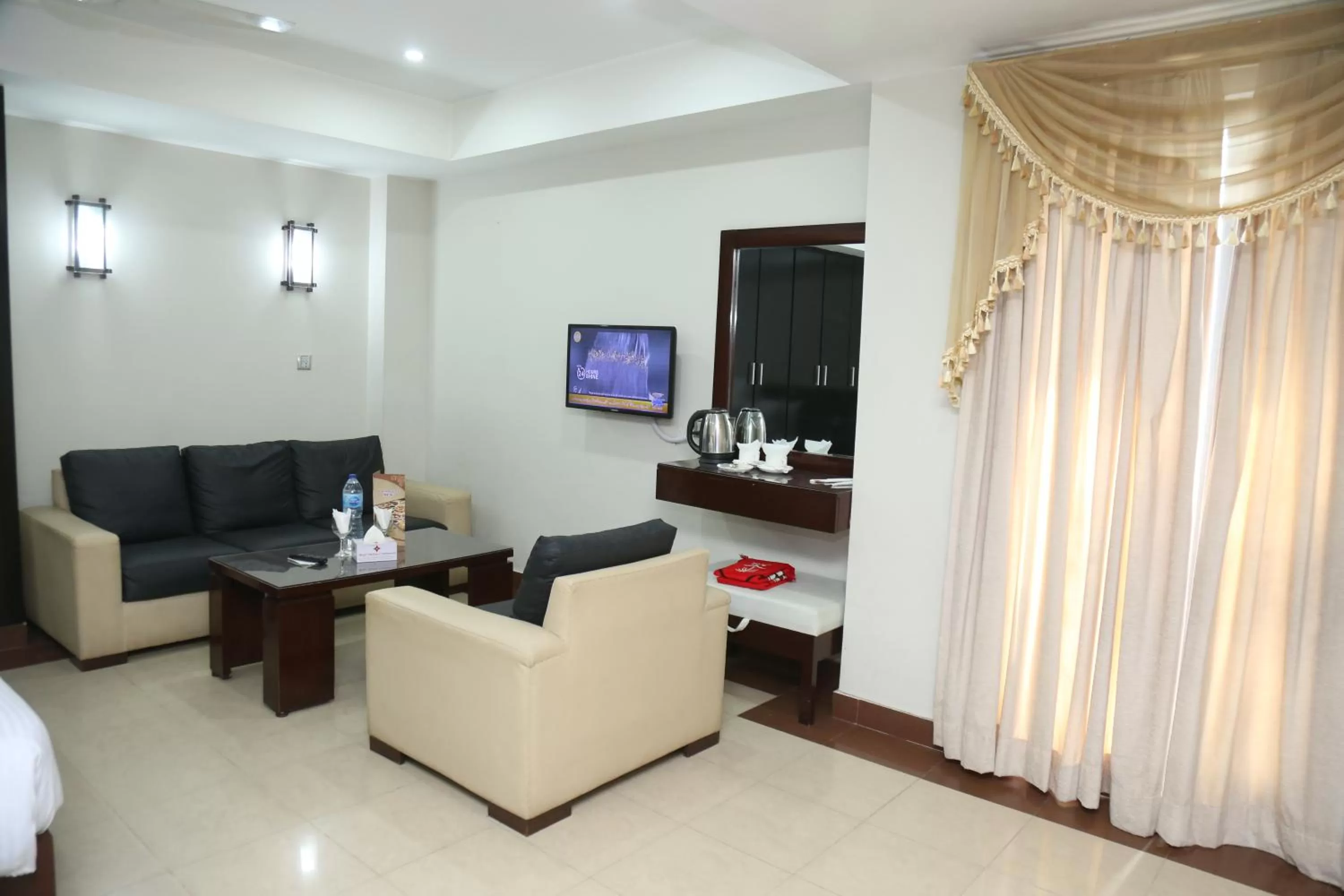 Seating area in Hotel Multan Continental