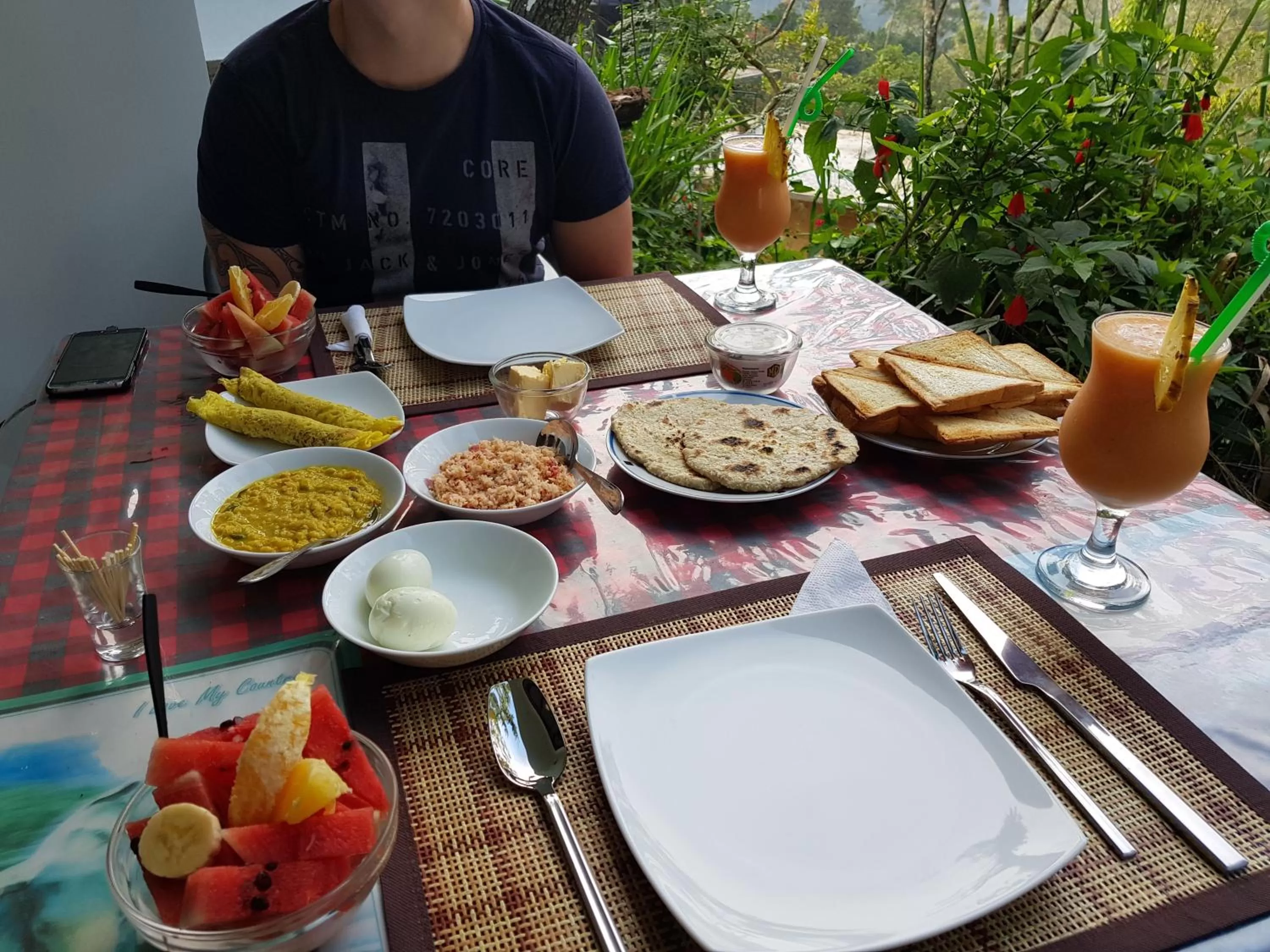 Breakfast in The Symbol of Ella