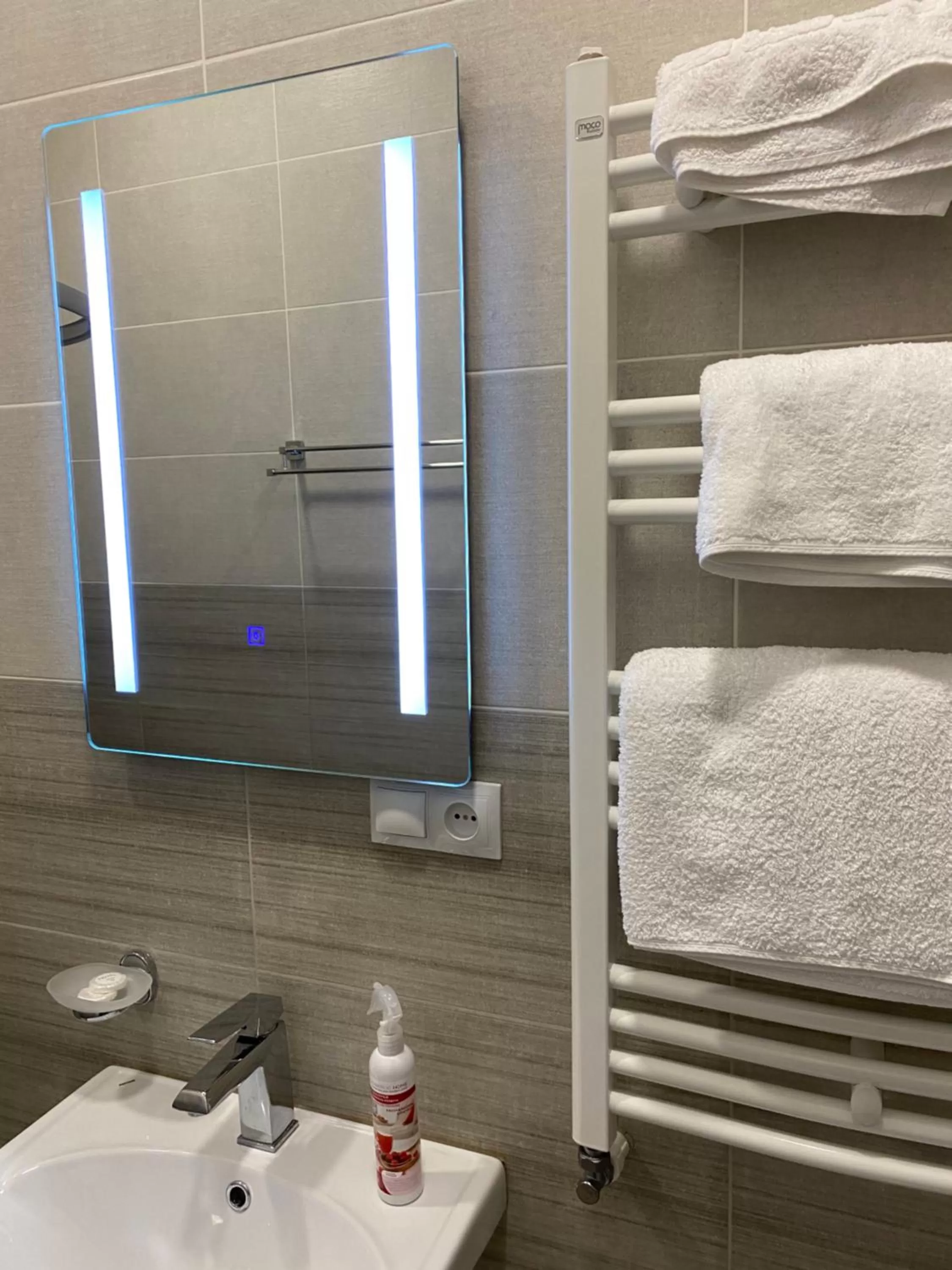 Bathroom in Hotel Sharl