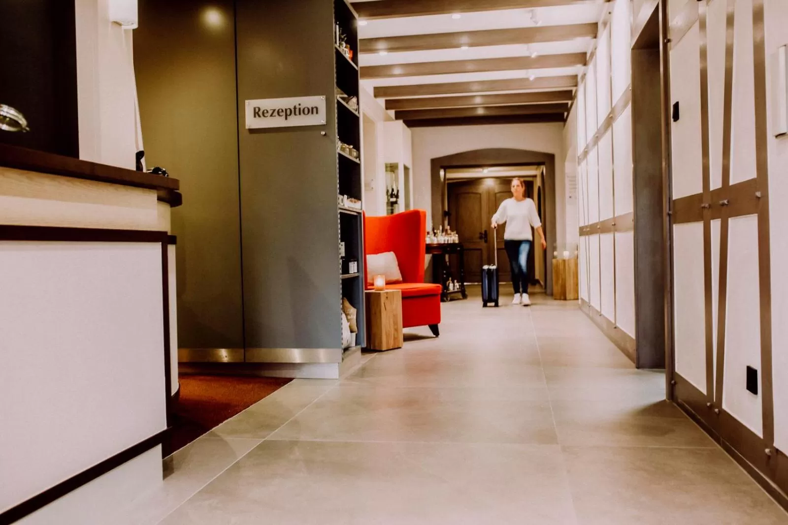 Lobby or reception in Romantik Hotel Schmiedegasthaus Gehrke