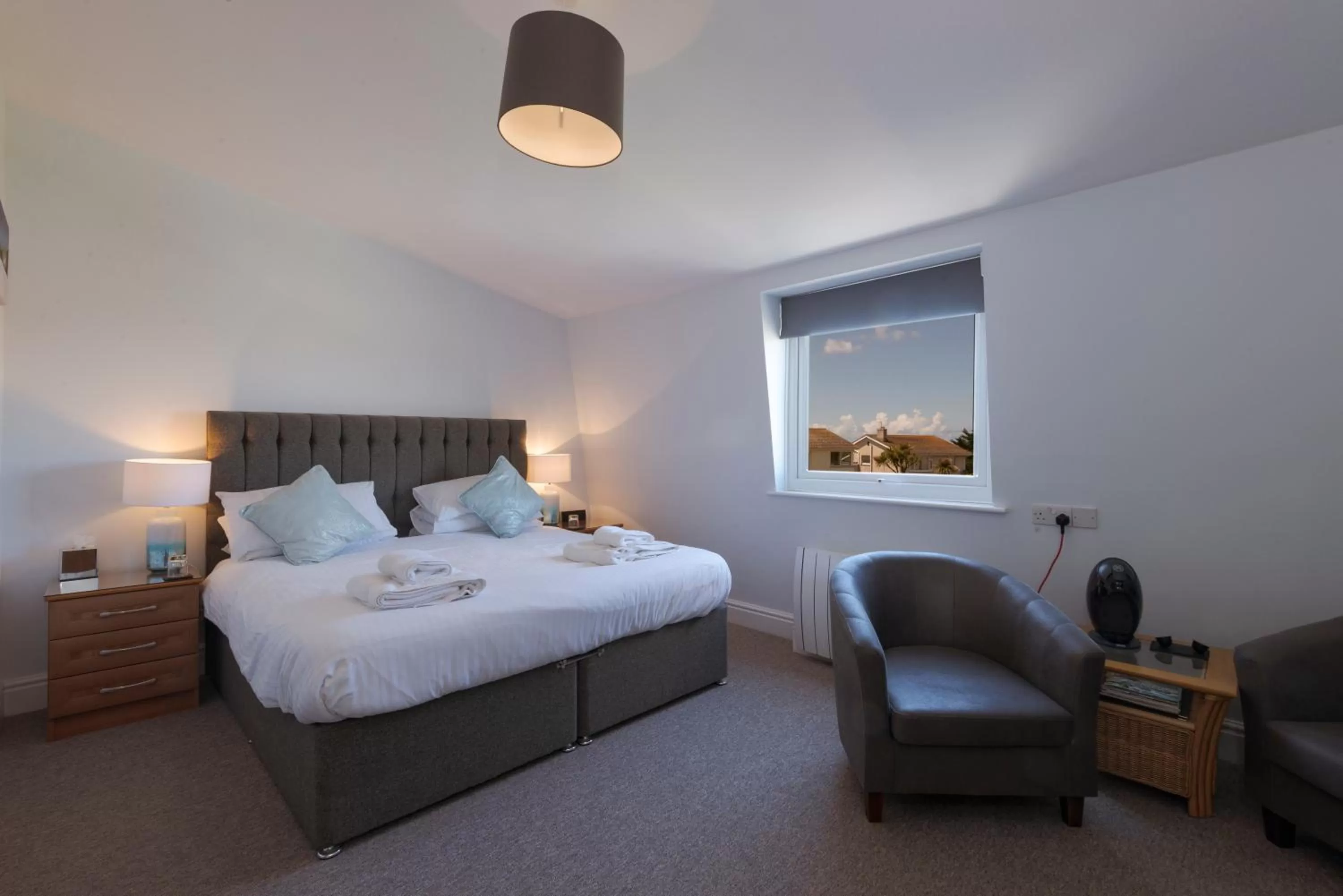 Bed in Sure Hotel Collection by Best Western Porth Veor Manor Hotel