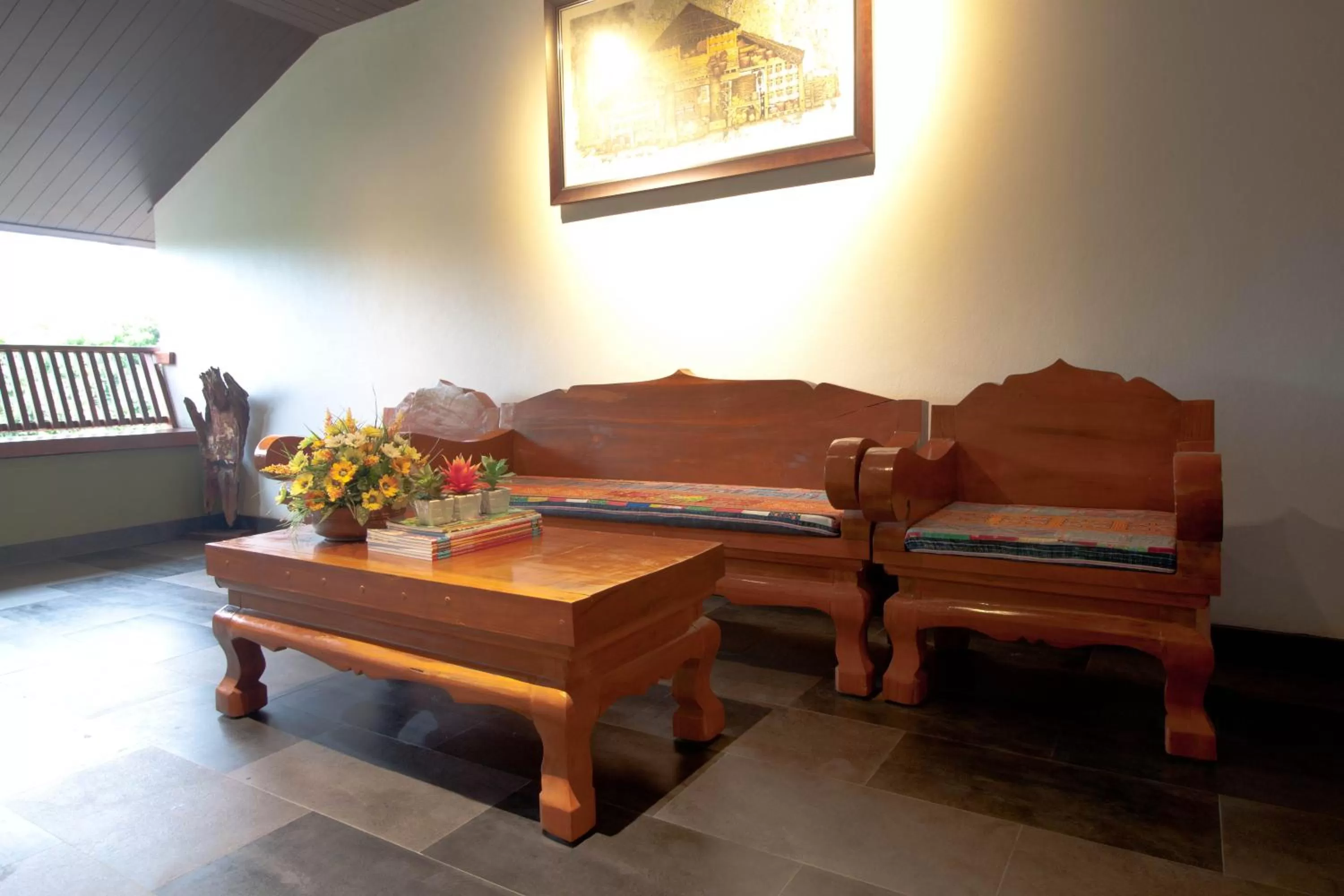 Seating area in Burapa Boutique