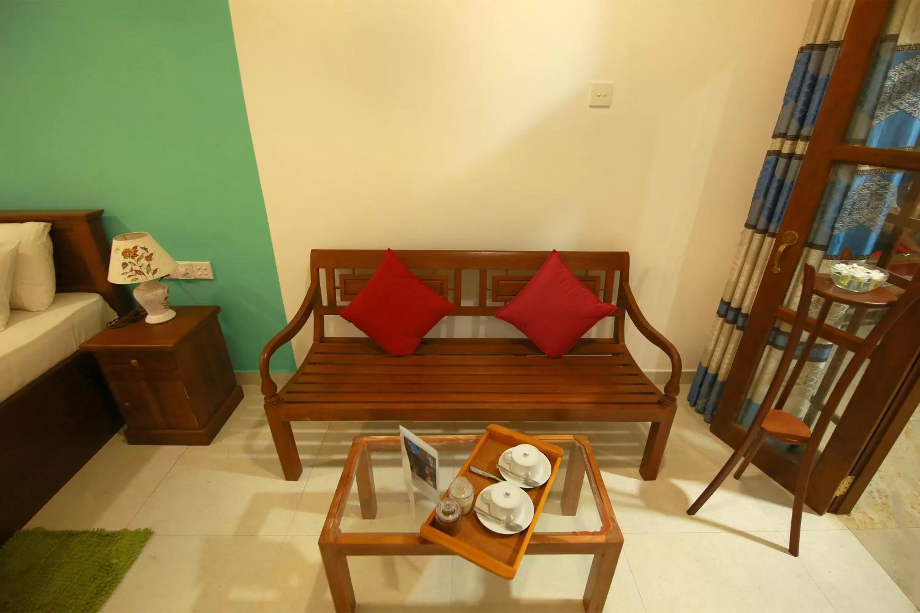 Seating Area in Temple Tree