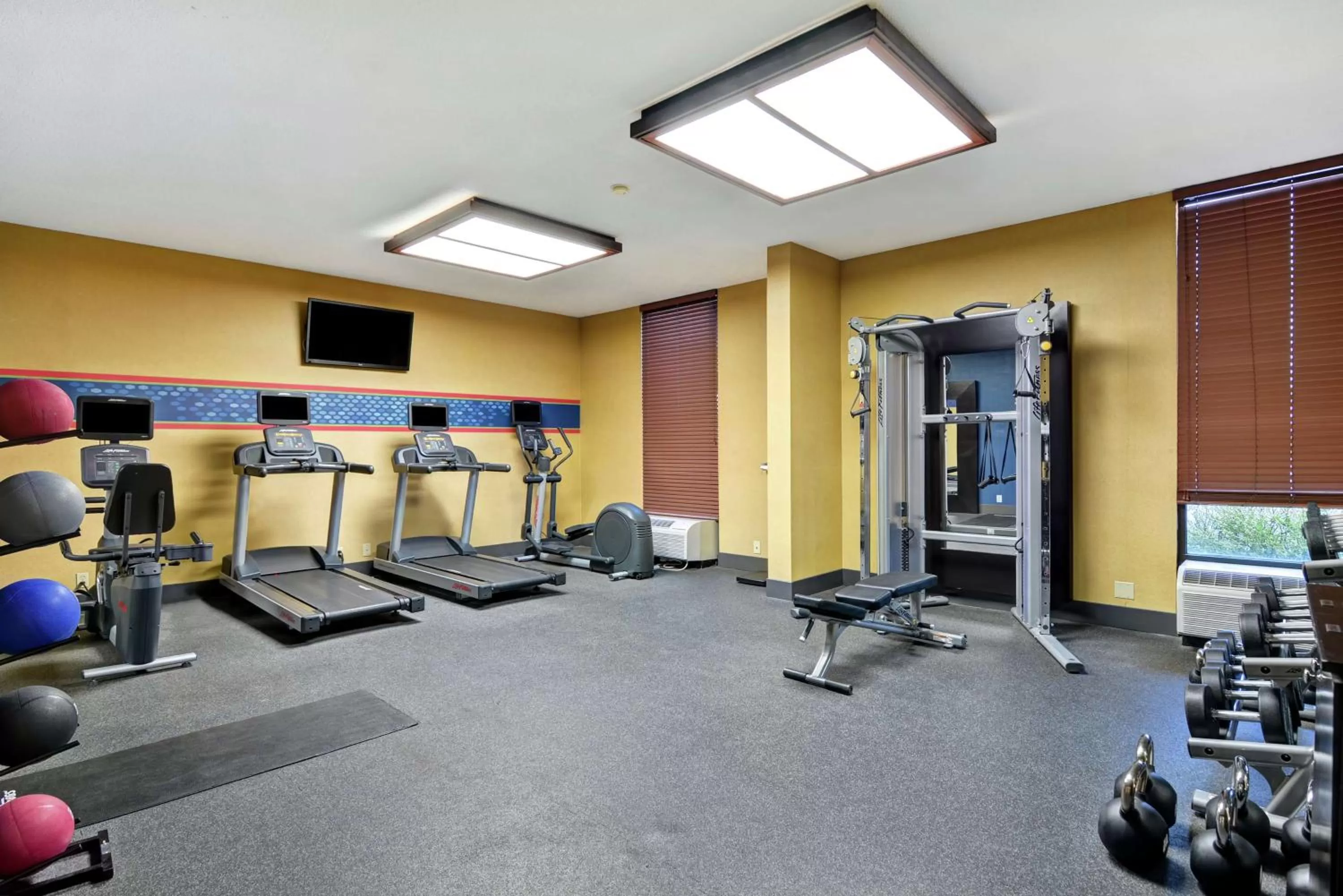 Fitness centre/facilities in Hampton Inn Beckley