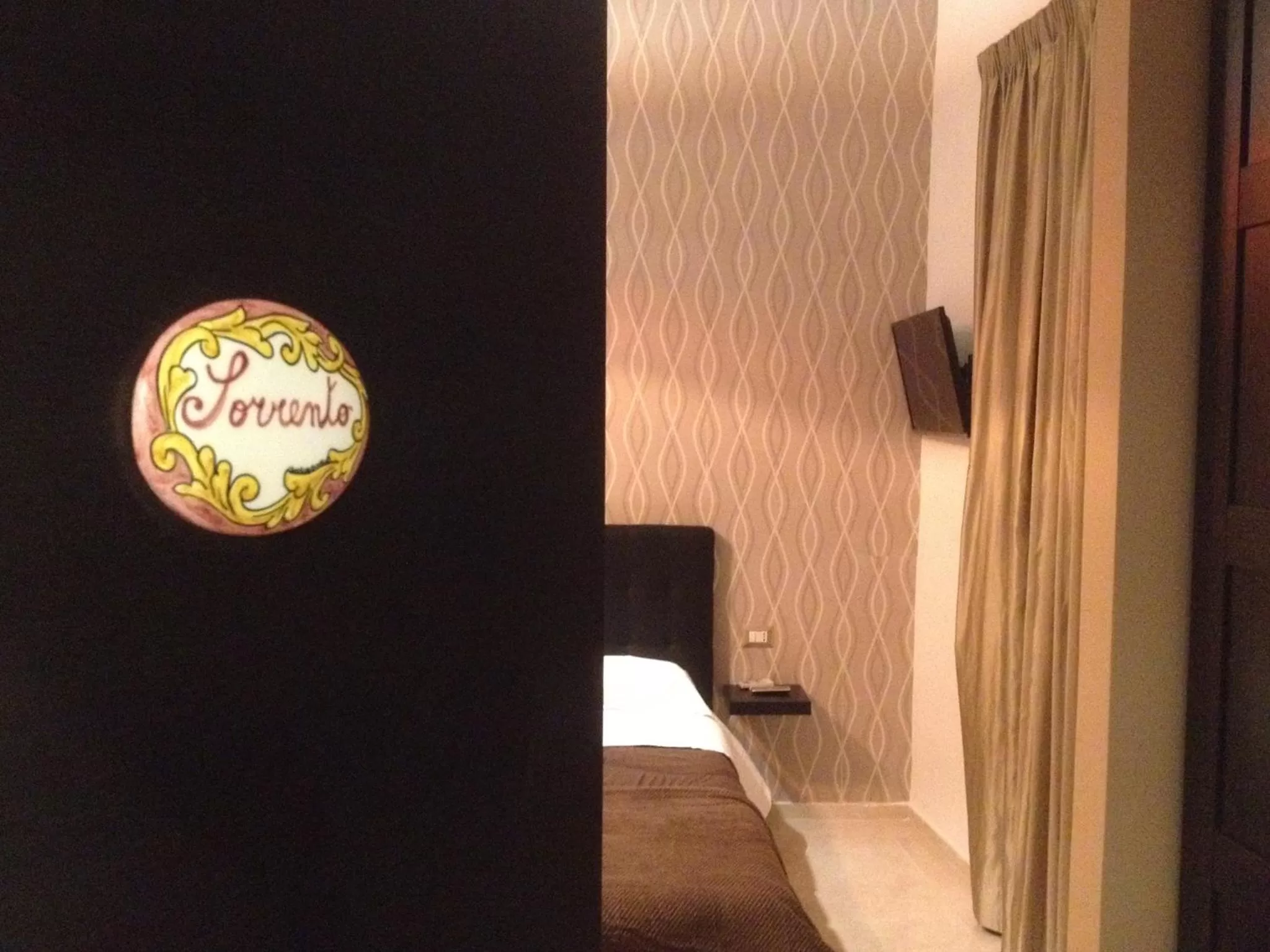 Bathroom, Bed in Terrazza Partenopea