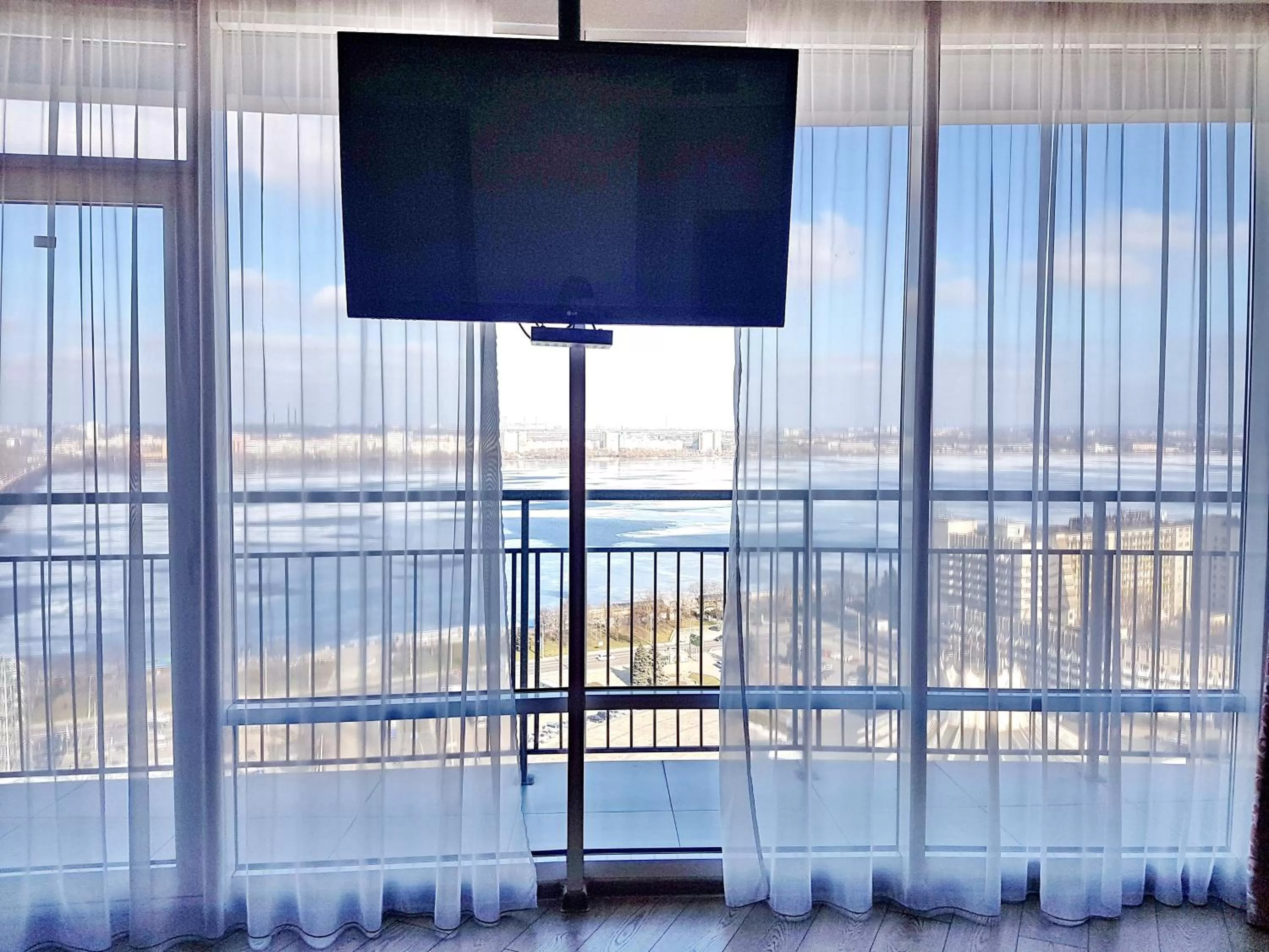 City view, TV/Entertainment Center in Most City Apart-Hotel