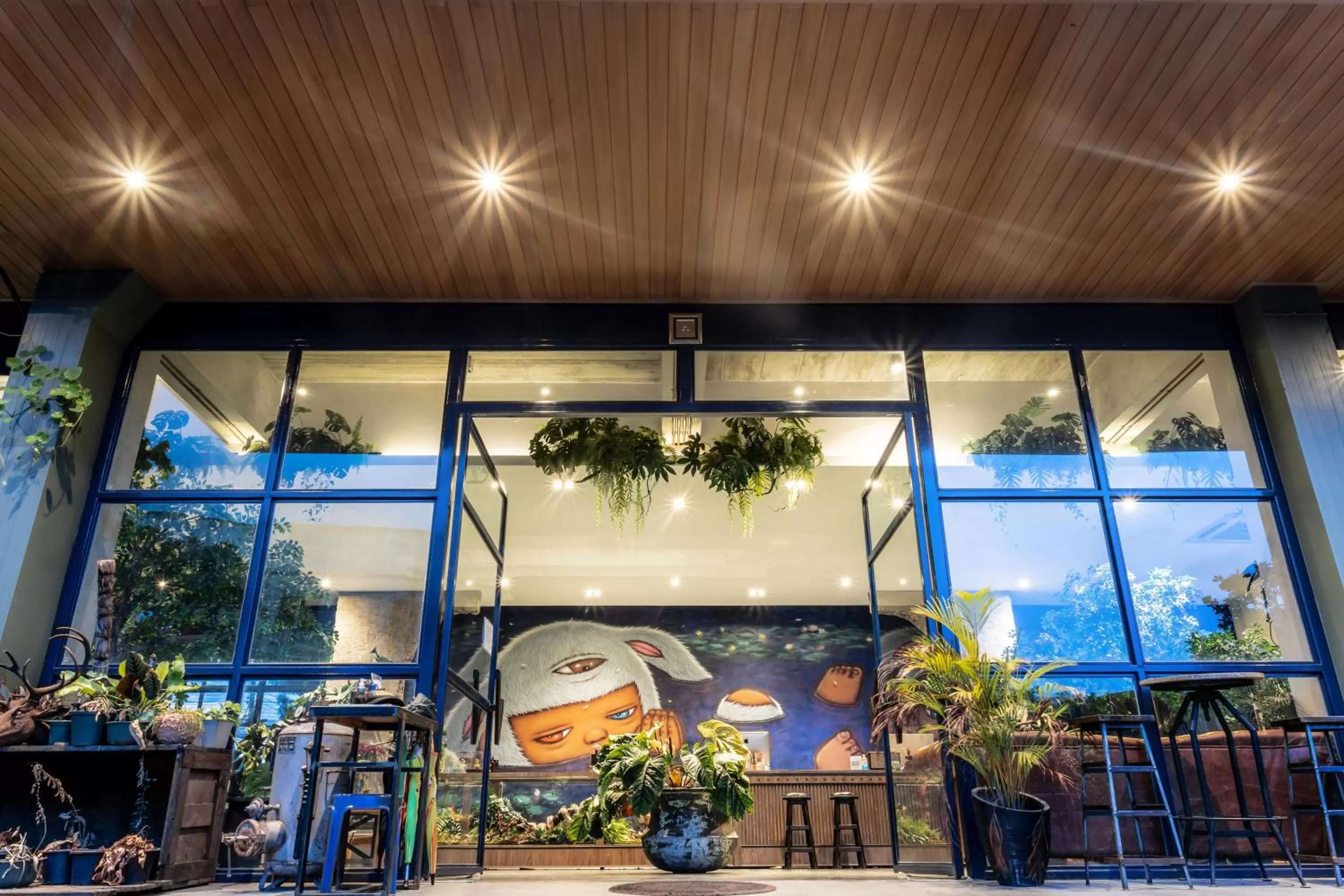 Decorative detail in THE WOOD