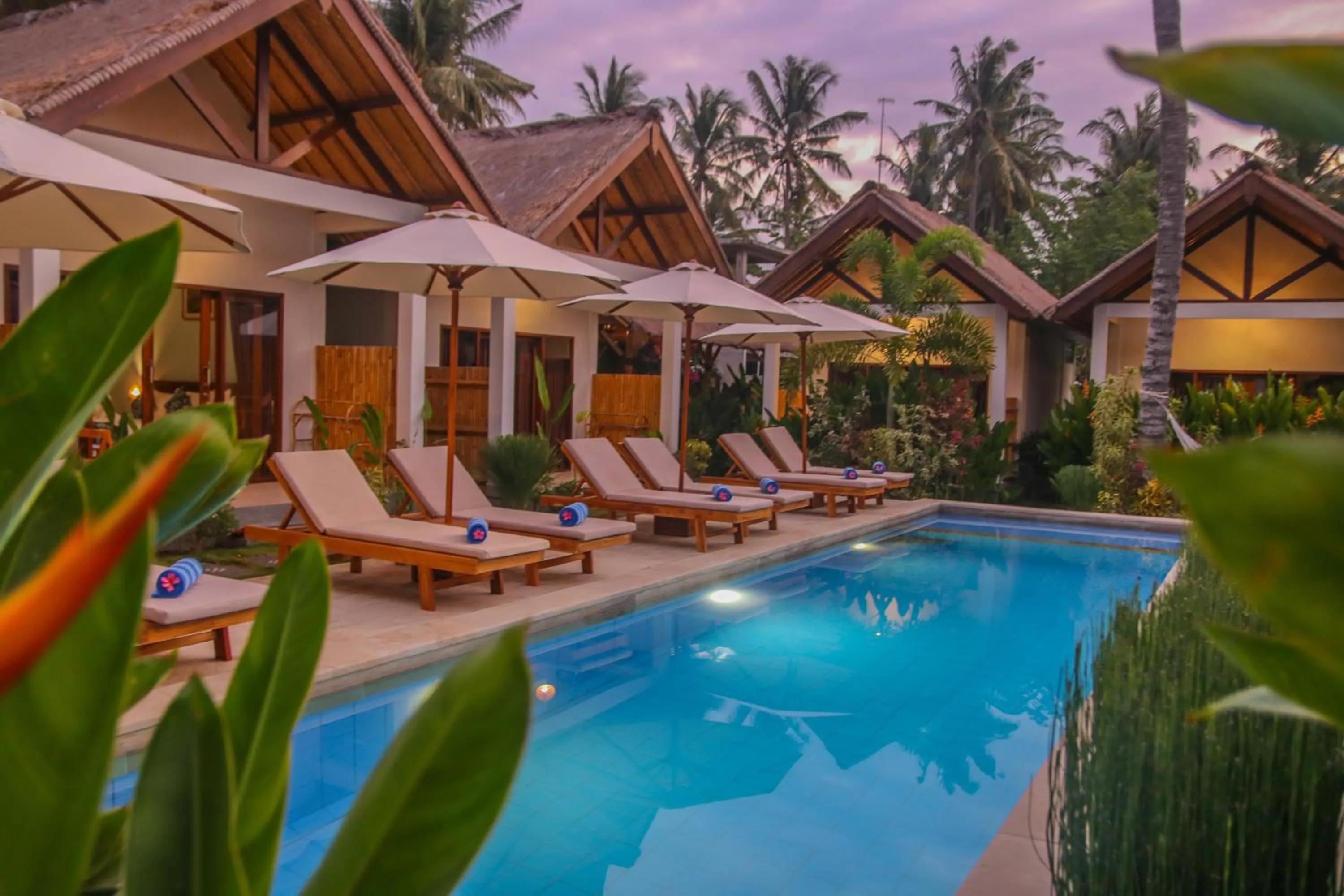 Swimming pool in Cozy Cottages Lombok